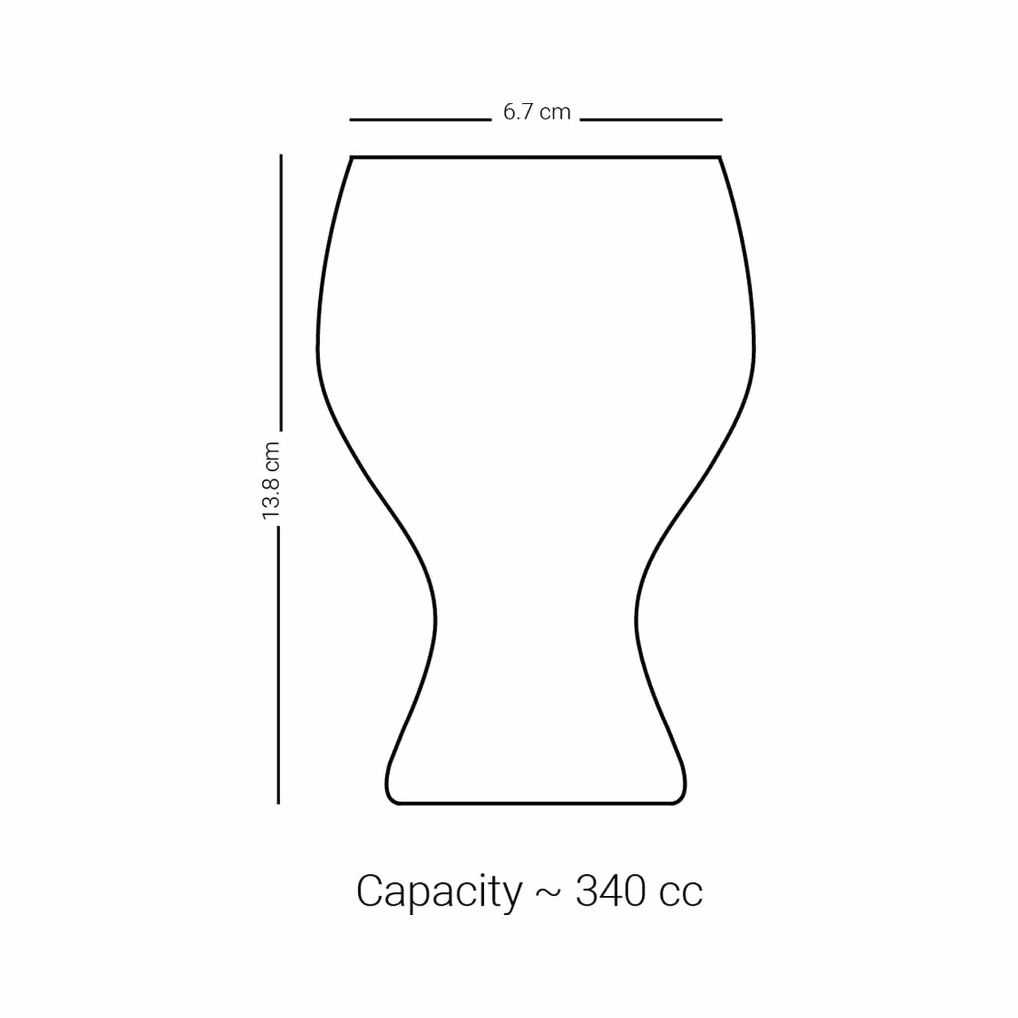 مجموعة ديملاج كريم من 6 قطع سيقان كأس (بلاتينيوم)