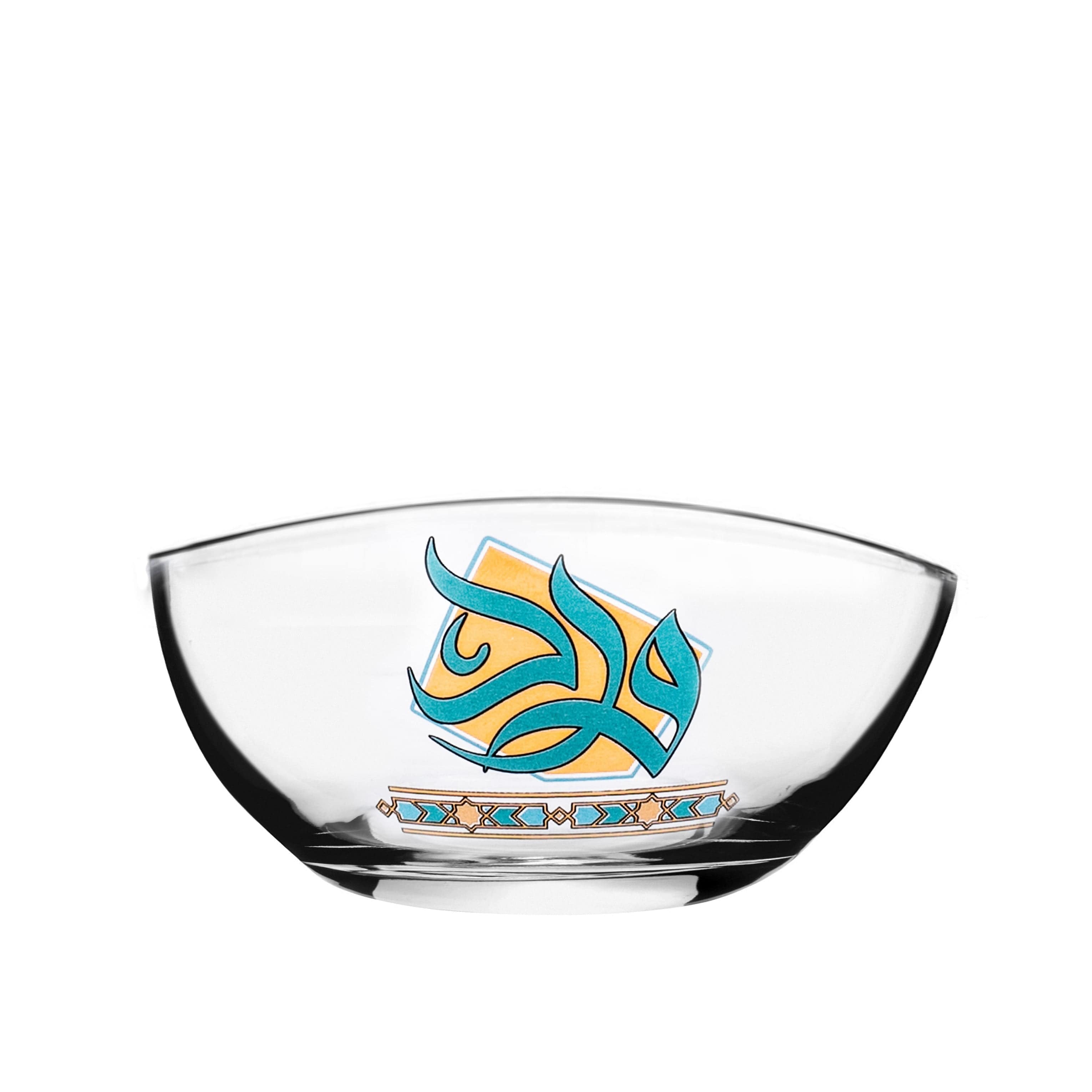 مجموعة ديملاج ورود من 6 أوعية تقديم (ذهبي وأخضر)