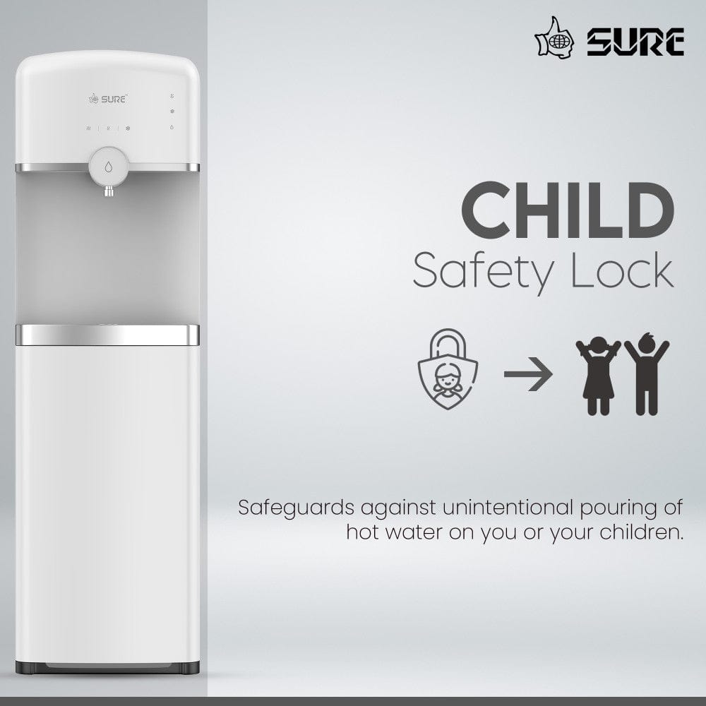 موزع مياه Sure ذو التحميل السفلي مع خاصية التحكم باللمس