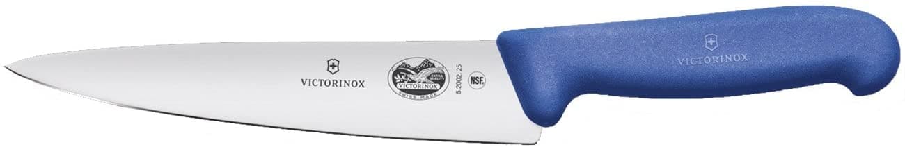 Victorinox Carving 10" Chefs Knife, Blue Fibrox Handle - 5.2002.25 - Jashanmal Home