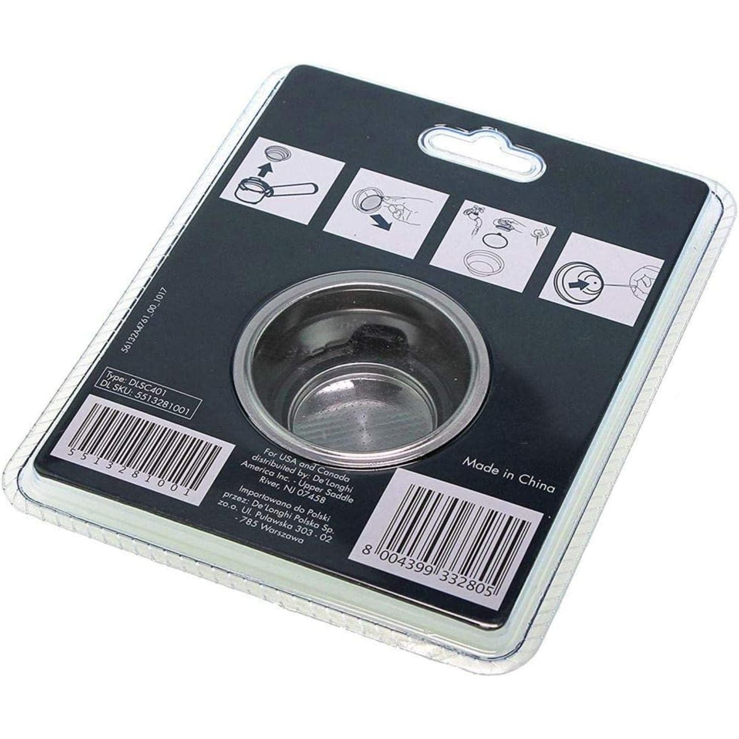 فلتر ديلونجي سهل التنظيف سعة 2 كوب