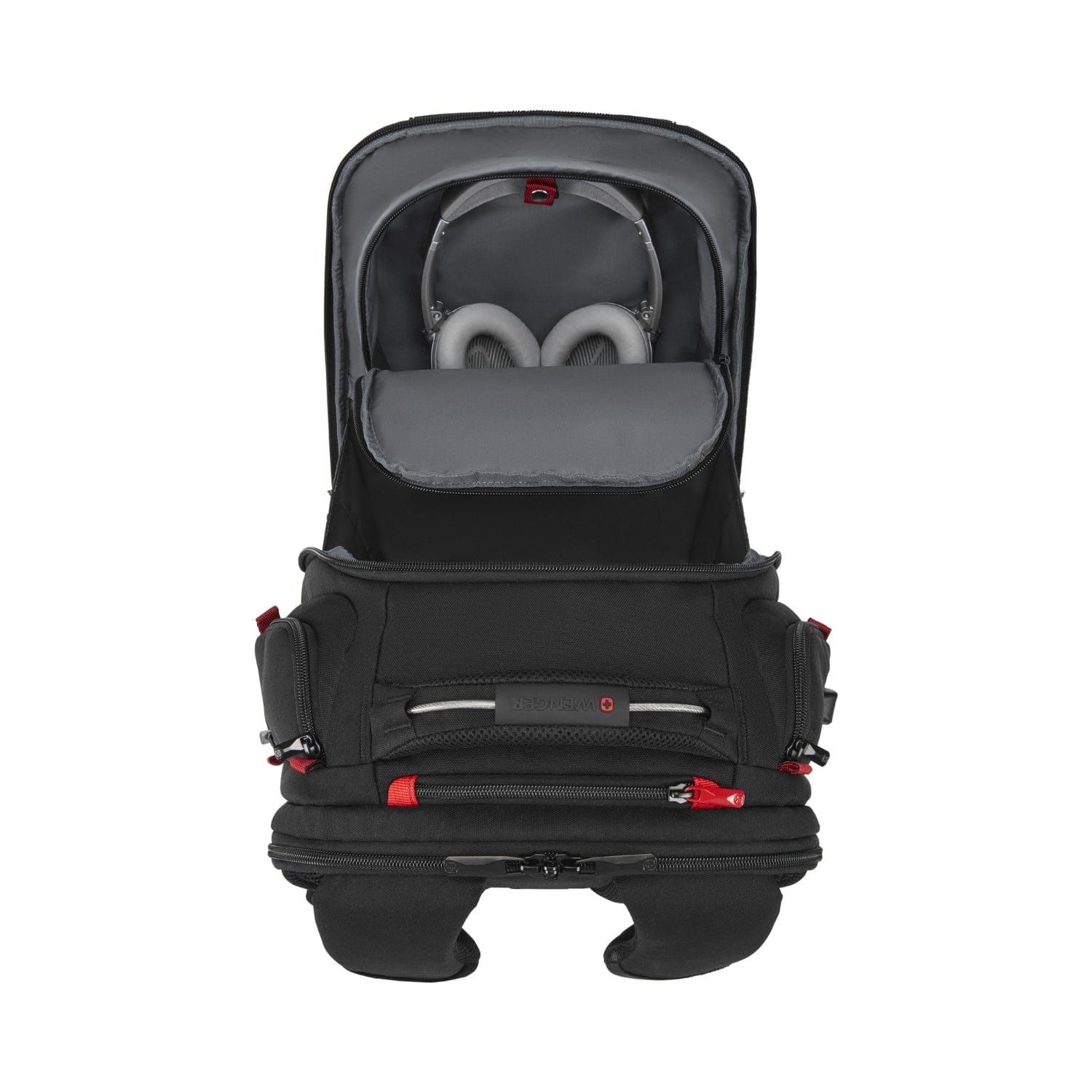 حقيبة ظهر وينجر تيك بلاير ون للألعاب مقاس 17.3 بوصة مع جيب للكمبيوتر اللوحي، لون أسود - 611650