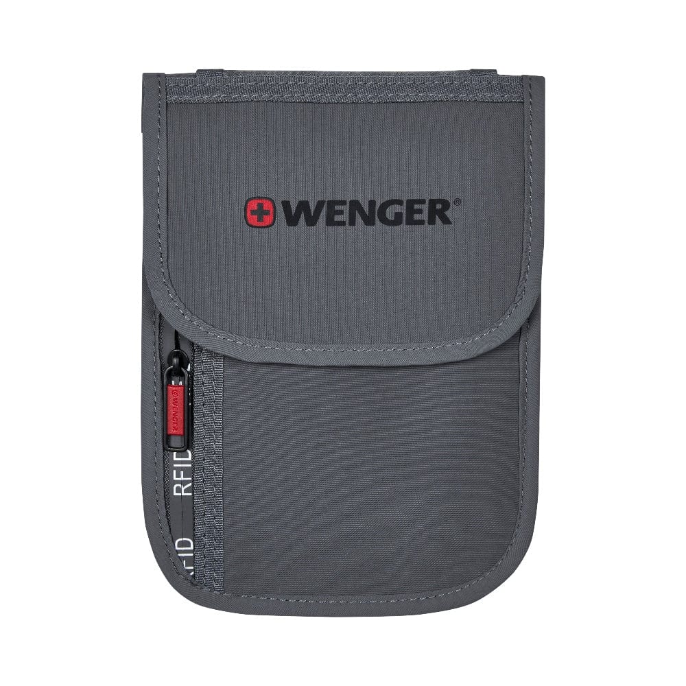 Wenger Travel Document Rfid Neck Pouch Grey - 611878