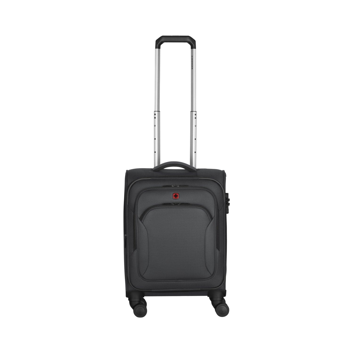 Wenger Vibrave 46cm Softcase 4 Double Wheel Expandable Cabin Luggage Trolley Anthra - 612552