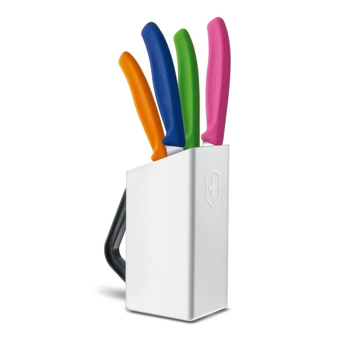 مجموعة أدوات المائدة الكلاسيكية السويسرية من فيكتورينوكس باللون الأبيض - 7.7031.03