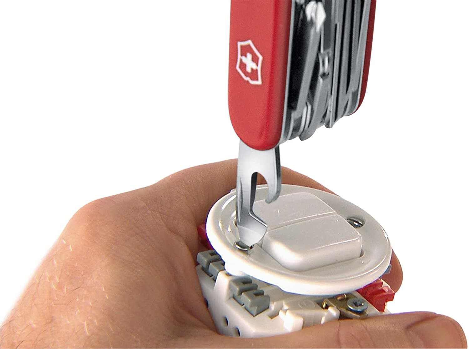 سكين الجيش السويسري من فيكتورينوكس، مقاس 84 مم، أحمر، مع 10 وظائف - 0.2503.B1