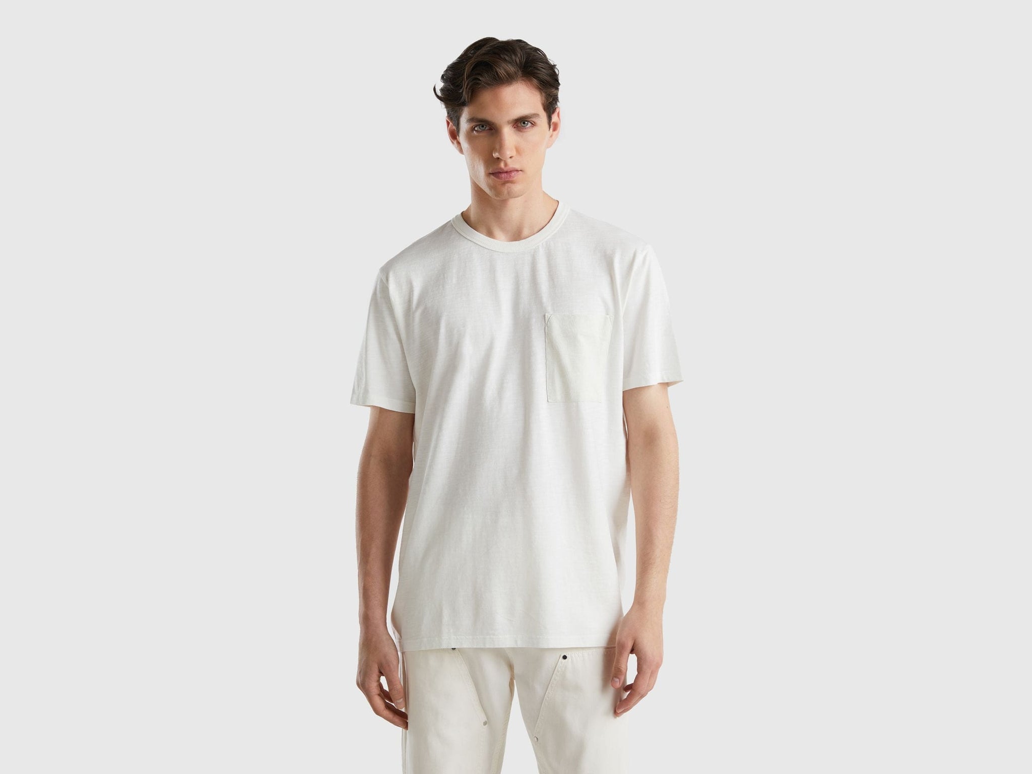 T-shirt with printed pocket