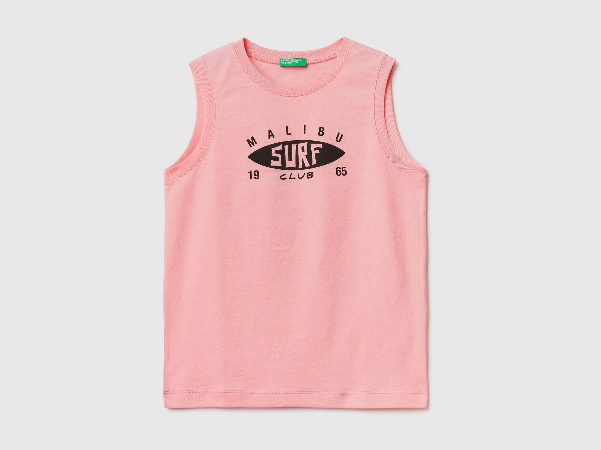 Tank top with text print