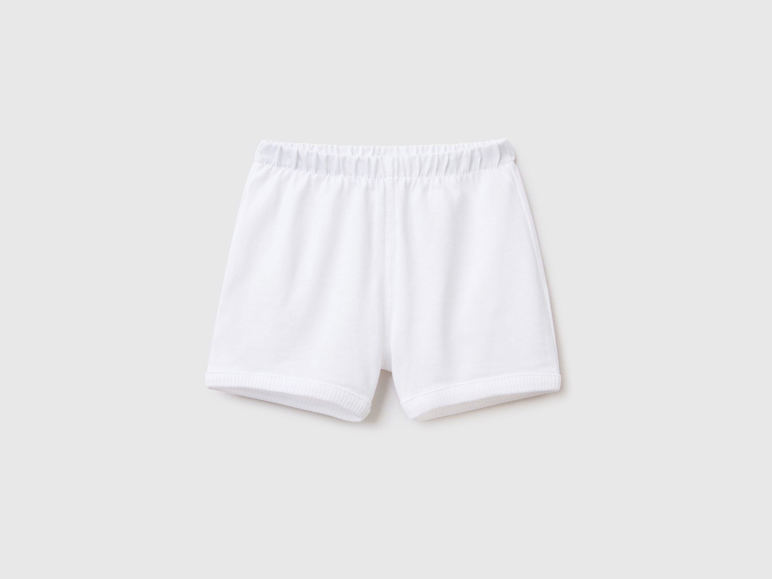 Shorts with patch on the back