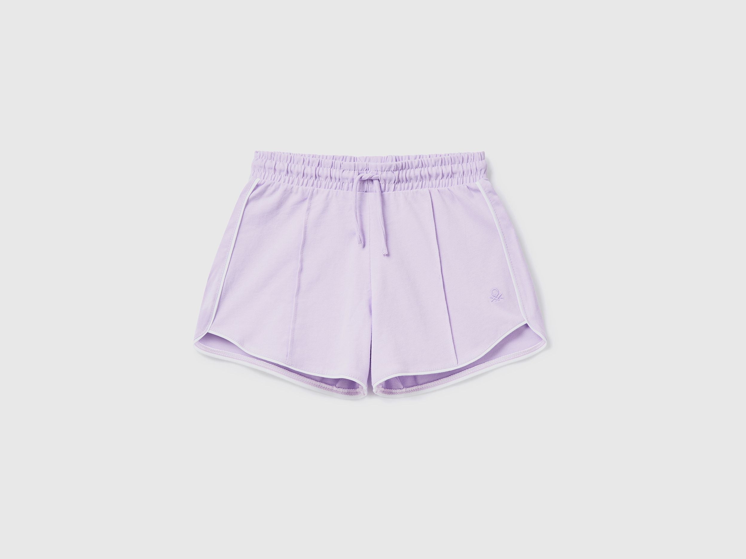 100% cotton shorts with drawstring