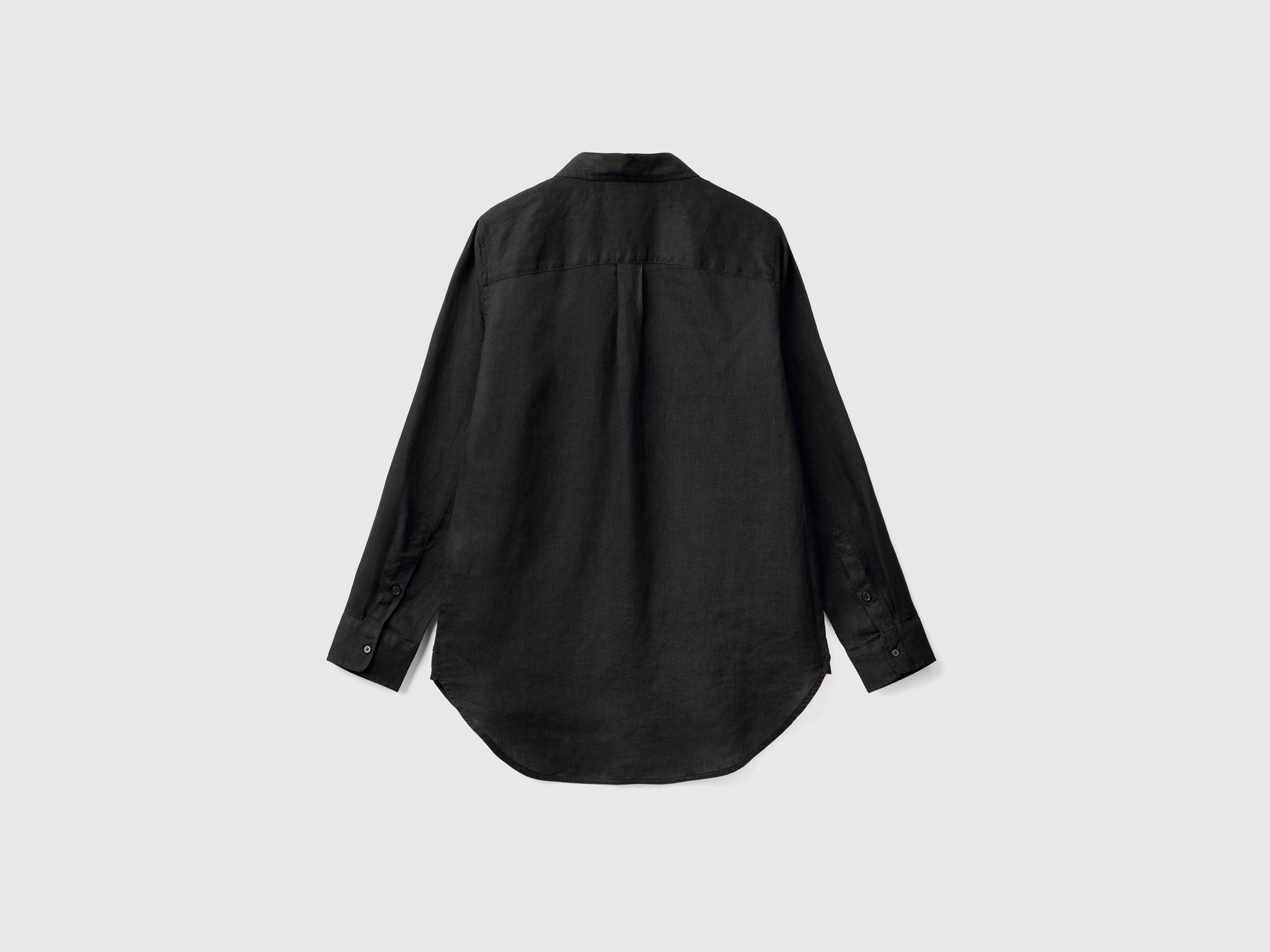 قميص طويل من الكتان الخالص