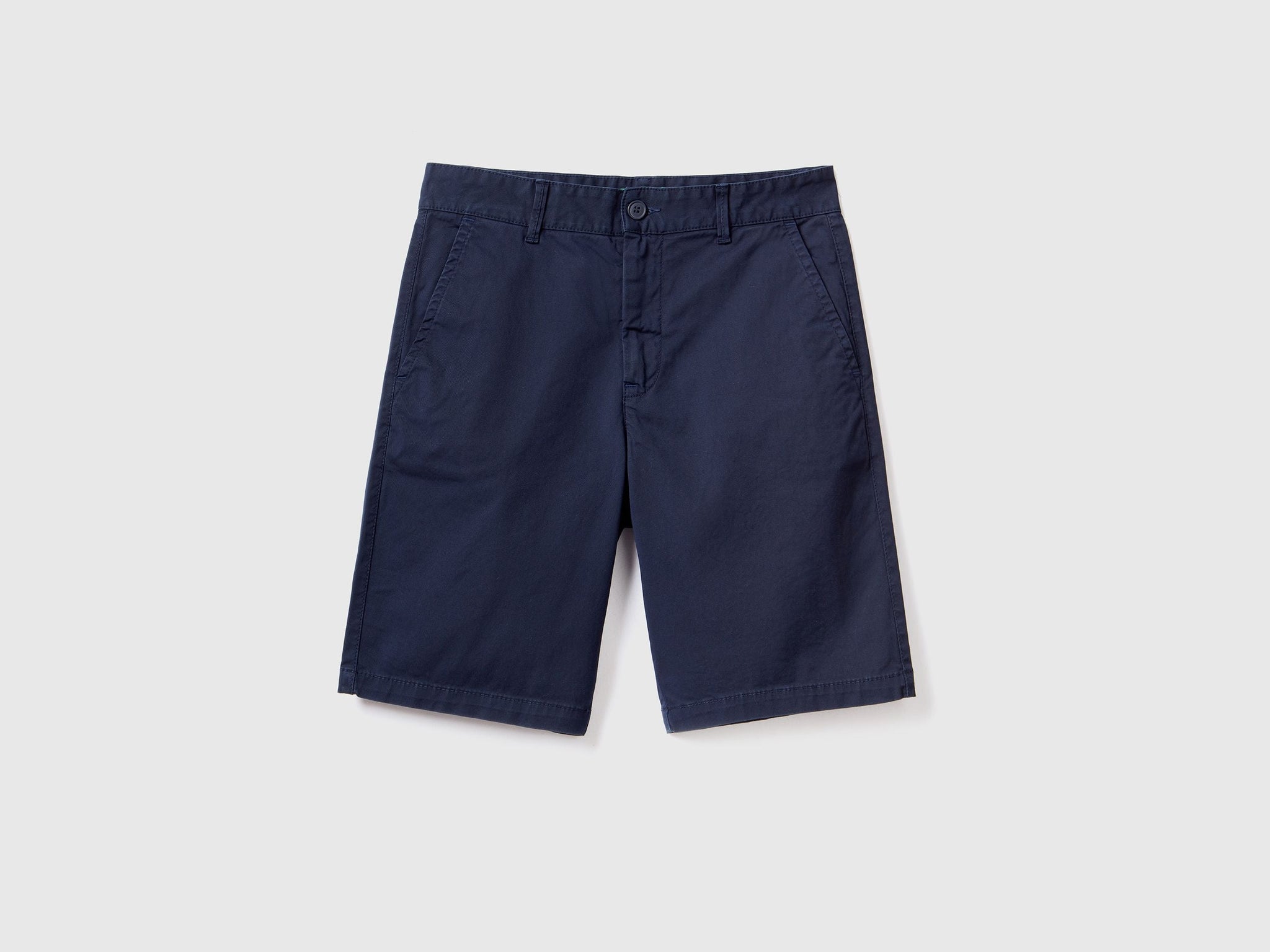 Chino bermudas in stretch cotton