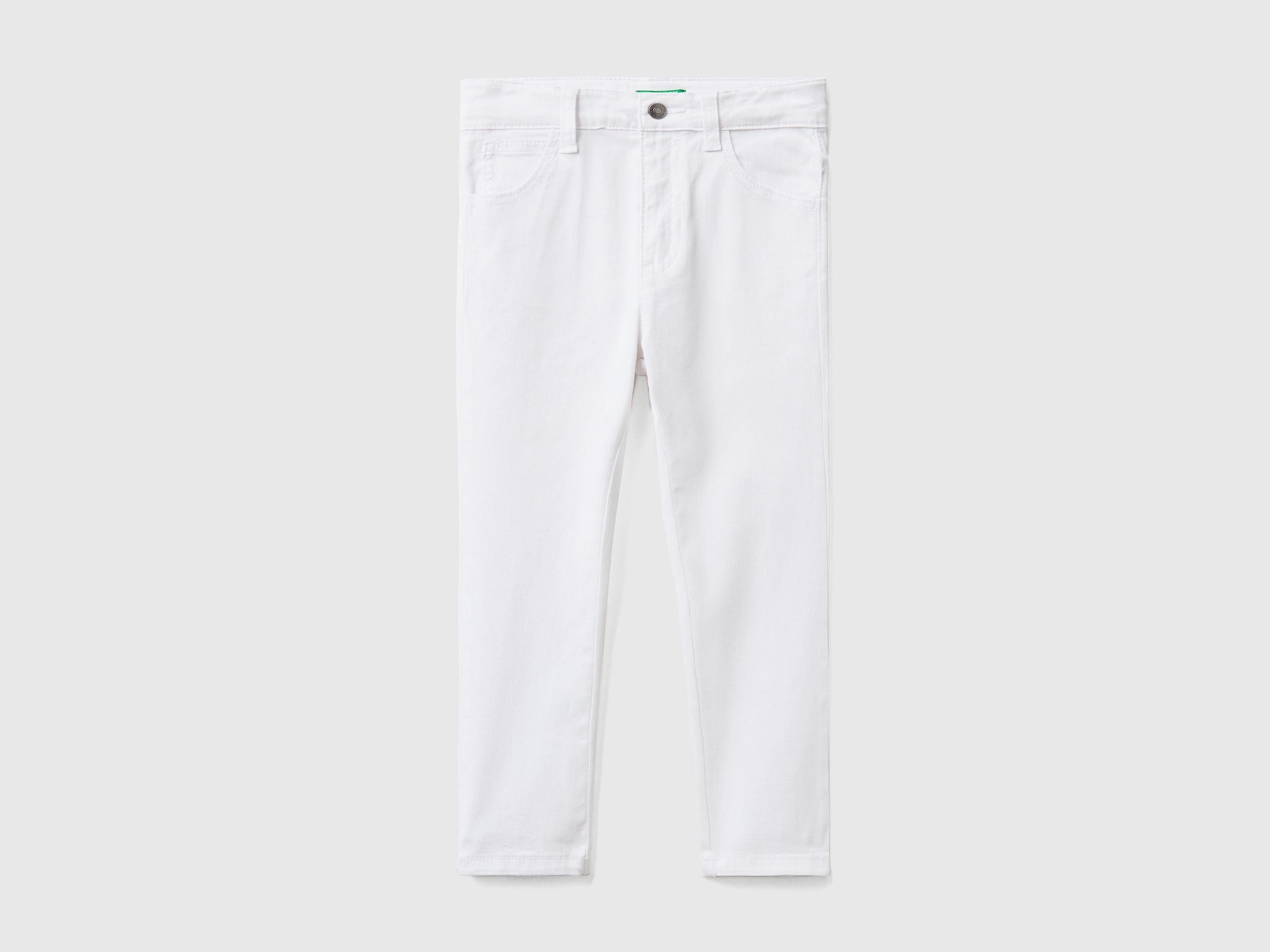 Five-pocket slim fit trousers