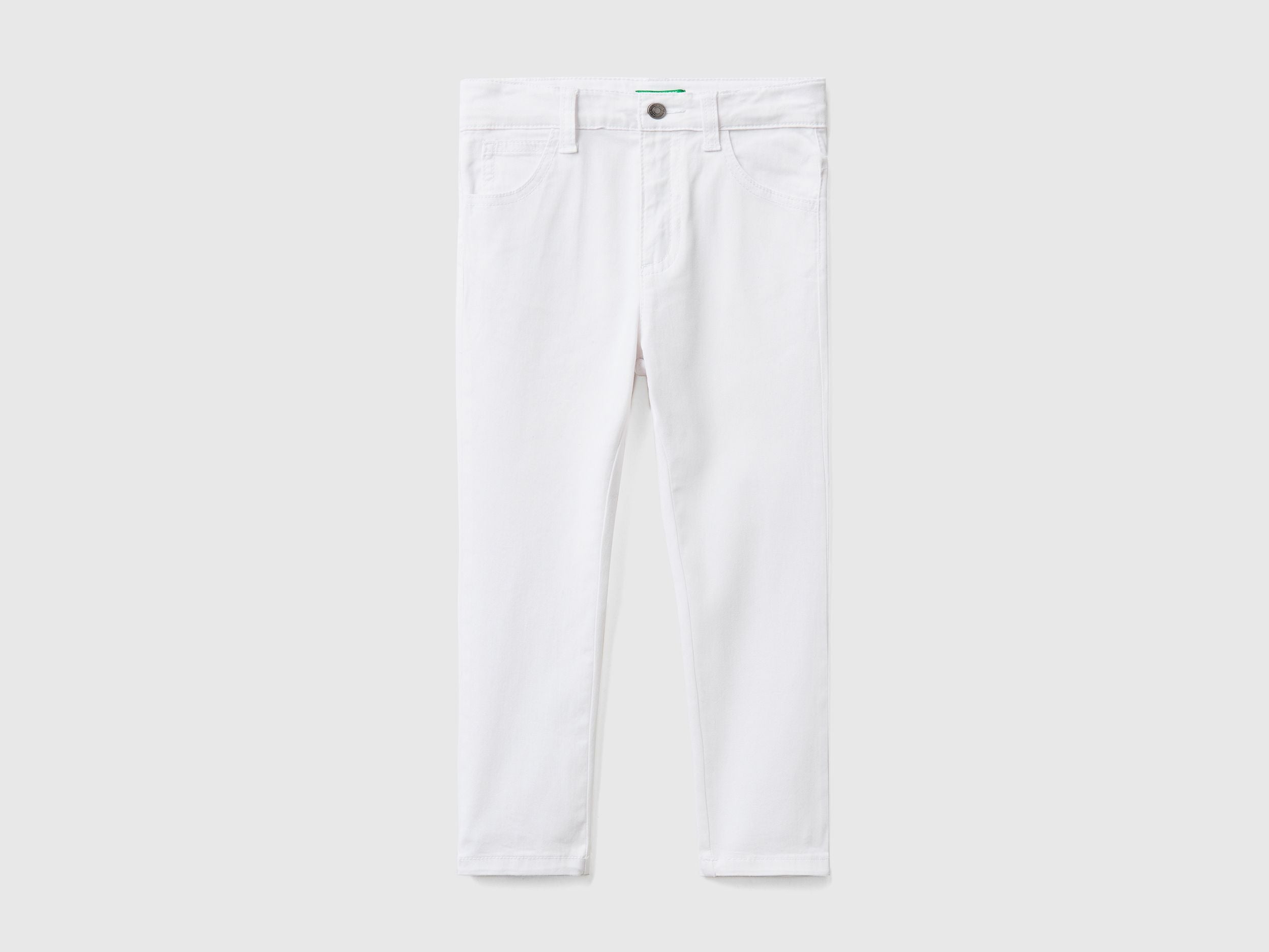 Five-pocket slim fit trousers