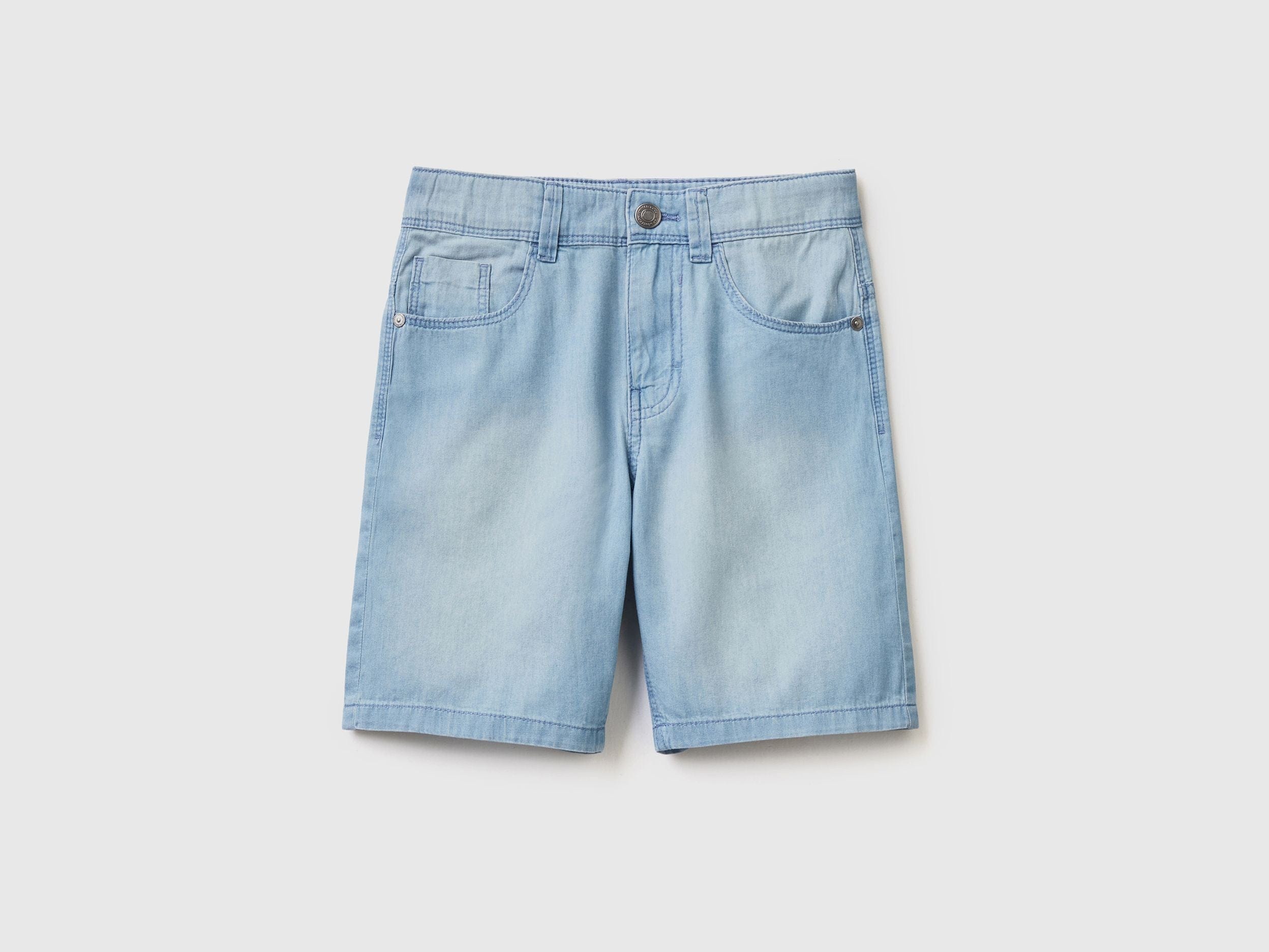 Denim look bermudas