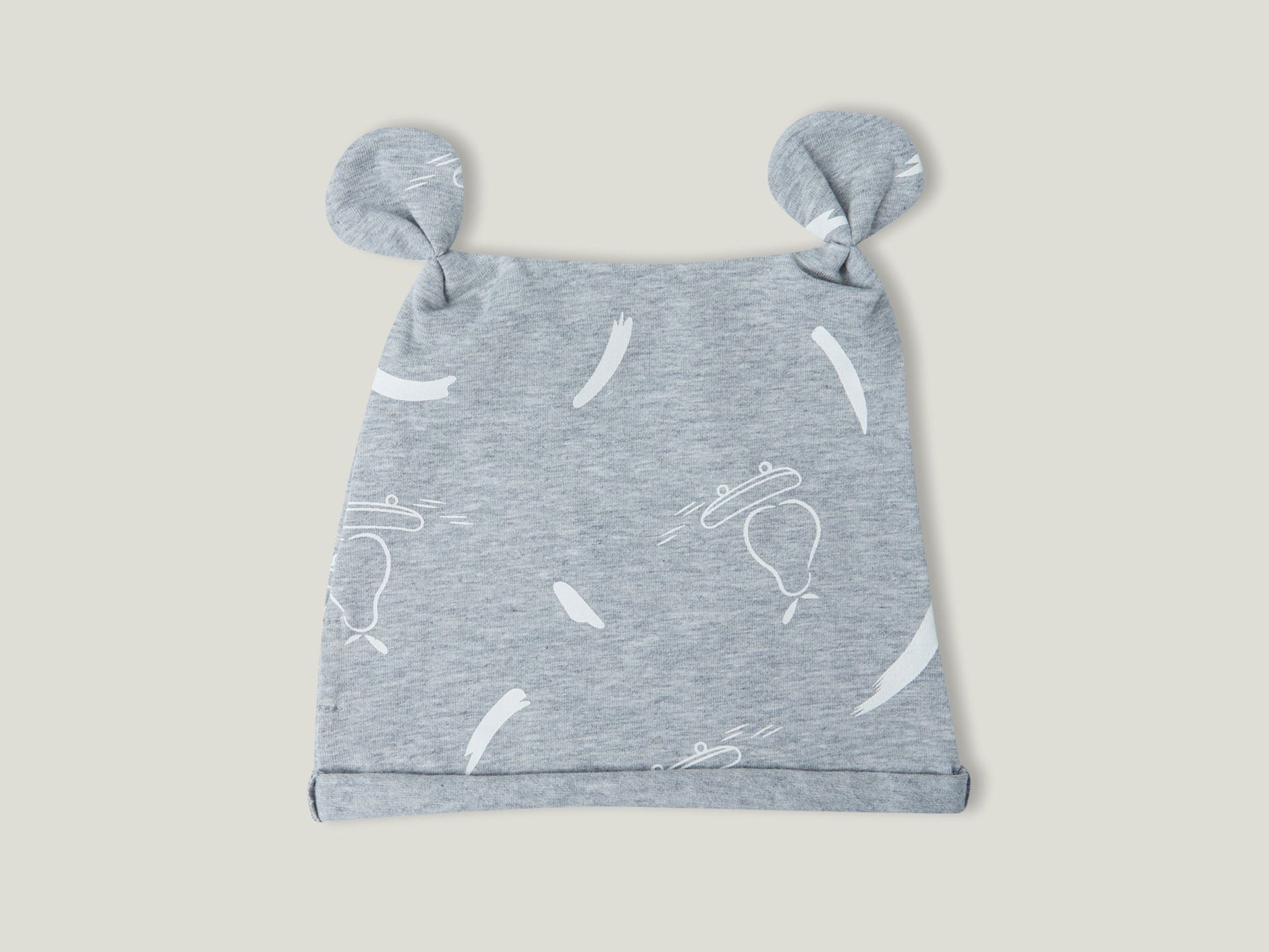 قبعة مطبوعة من القطن بنسبة 100%