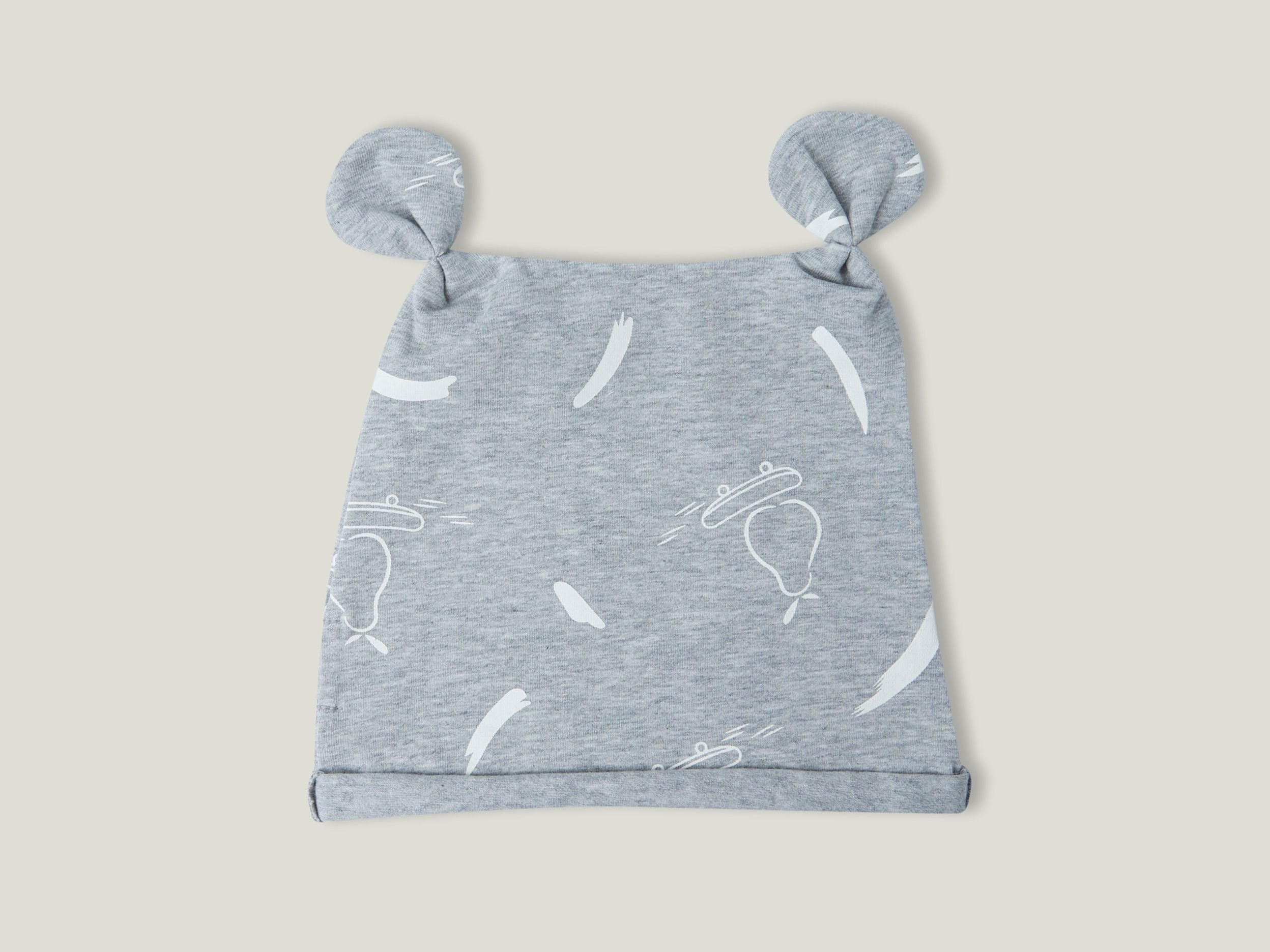 قبعة مطبوعة من القطن بنسبة 100%