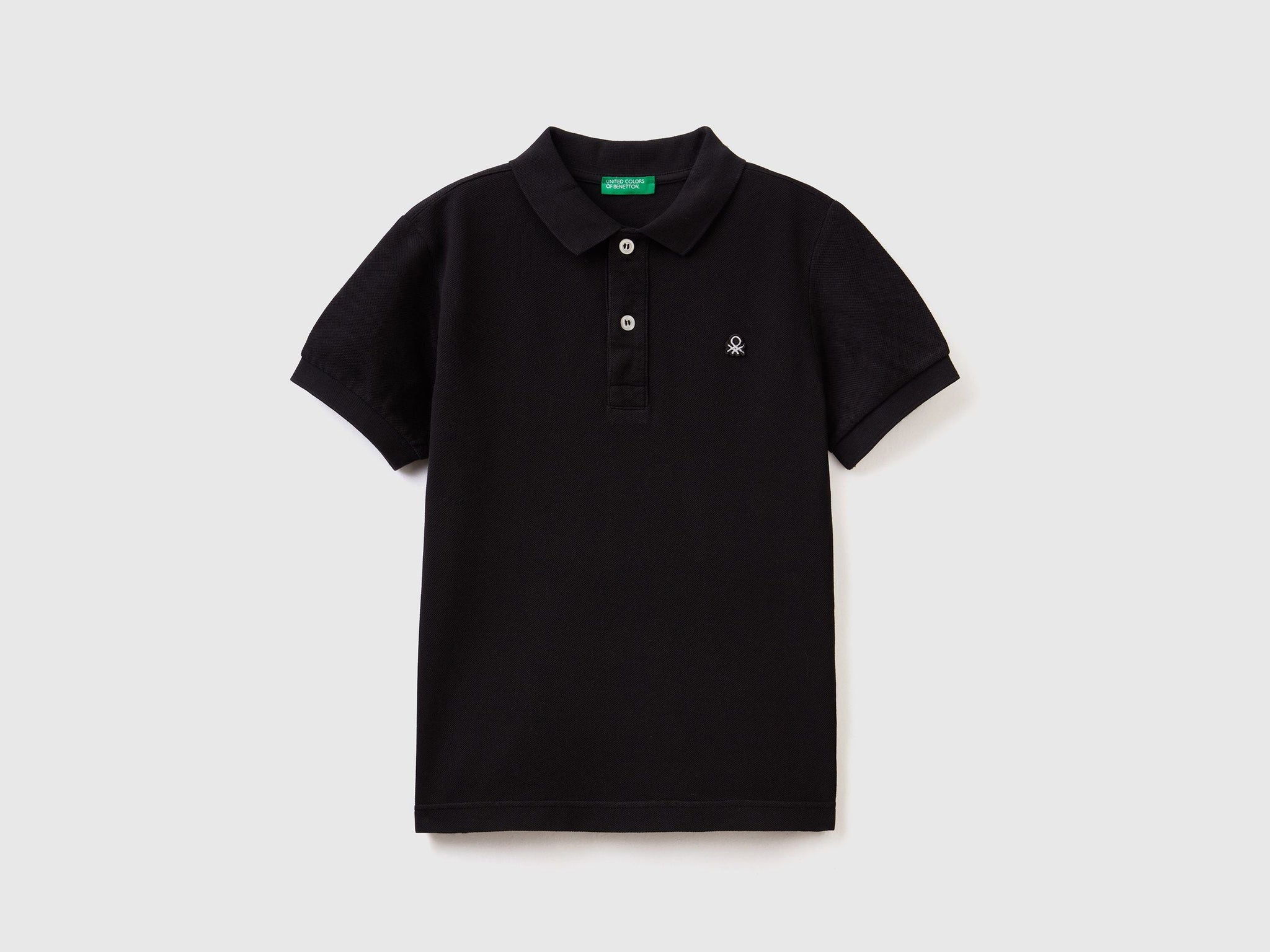 Slim fit polo in 100% organic cotton
