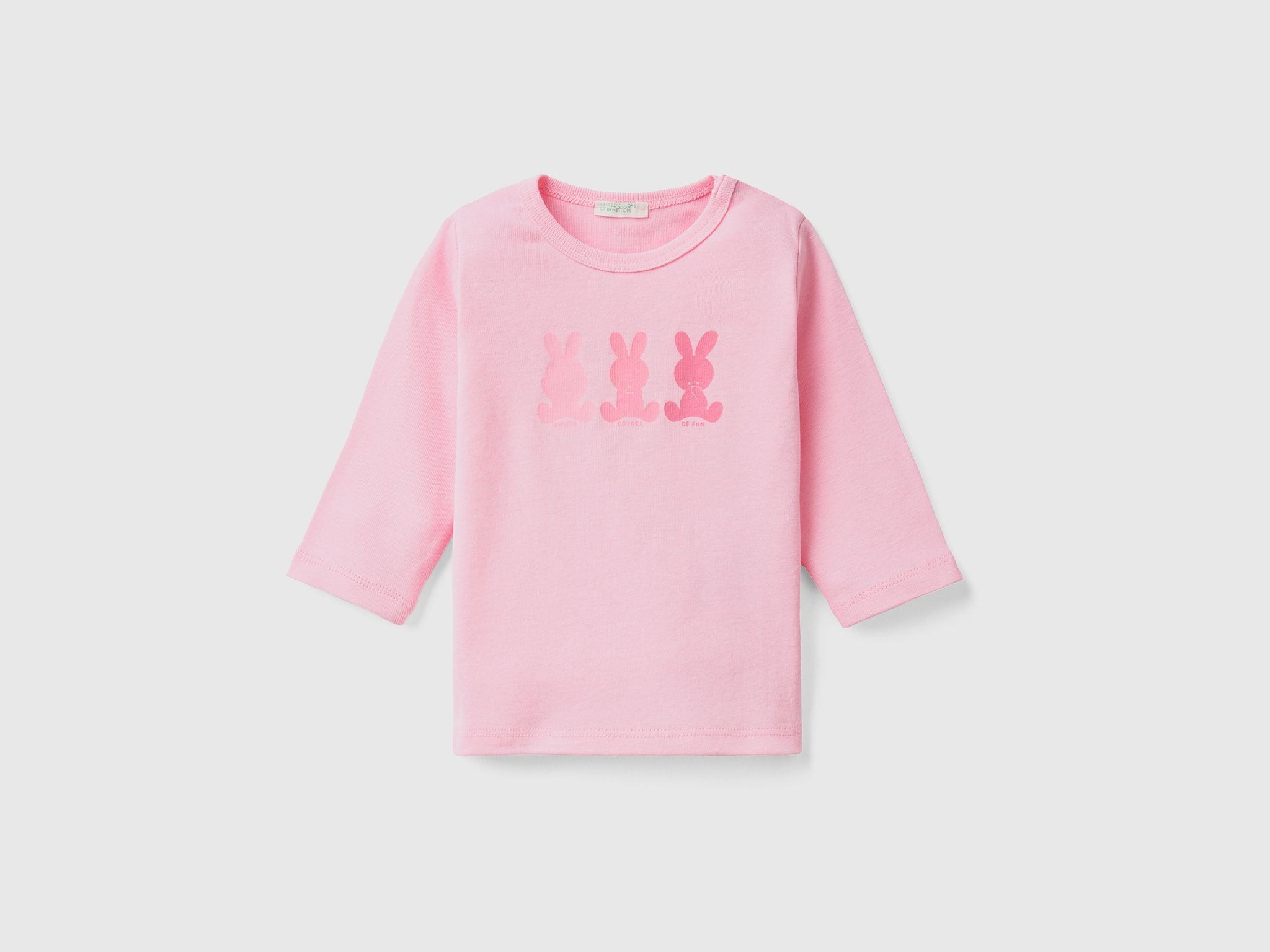 Long sleeve 100% organic cotton t-shirt