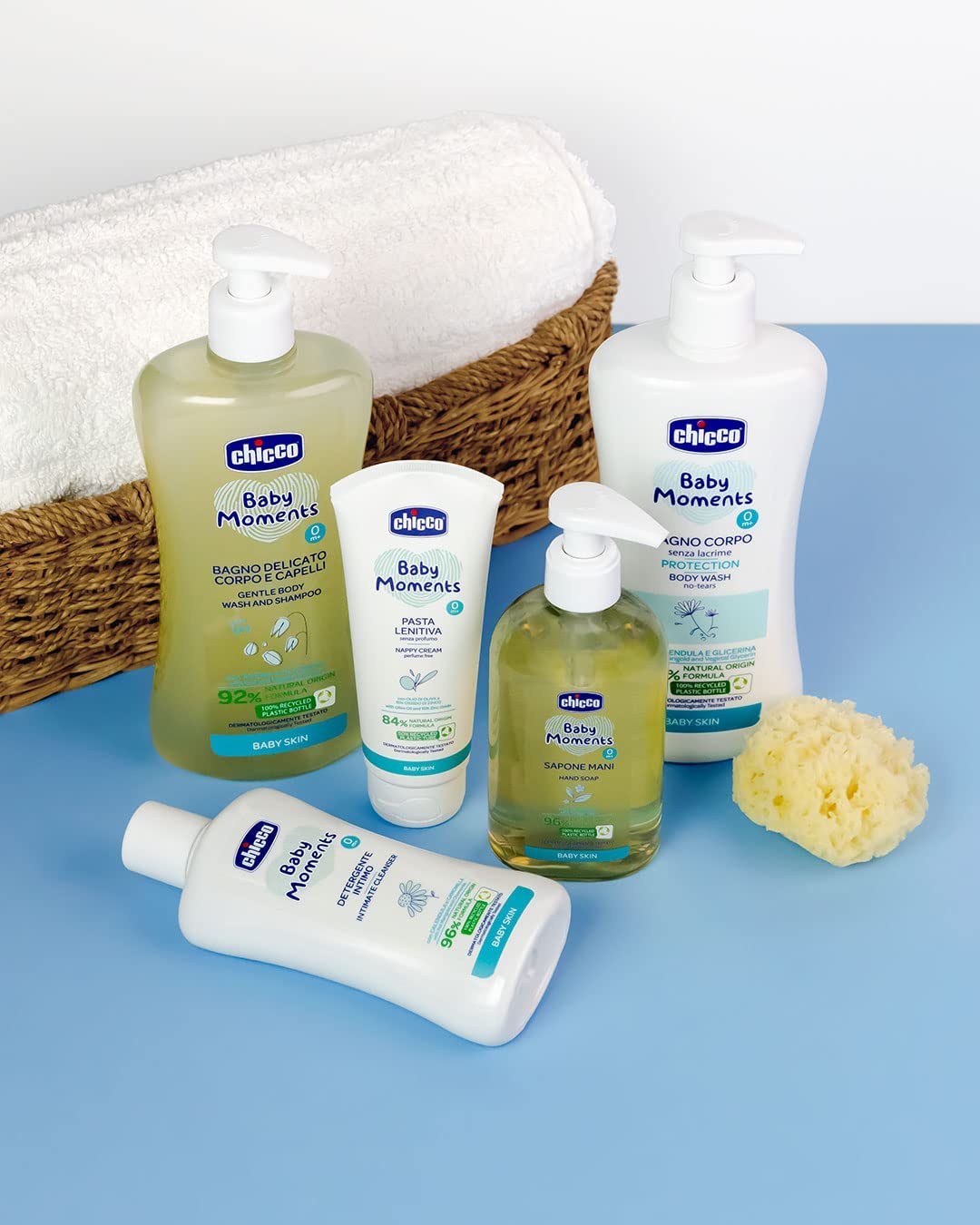 منظف شيكو بيبي مومنتس للمناطق الحساسة لبشرة الطفل من عمر 0 أشهر فما فوق، 200 مل، متعدد الألوان