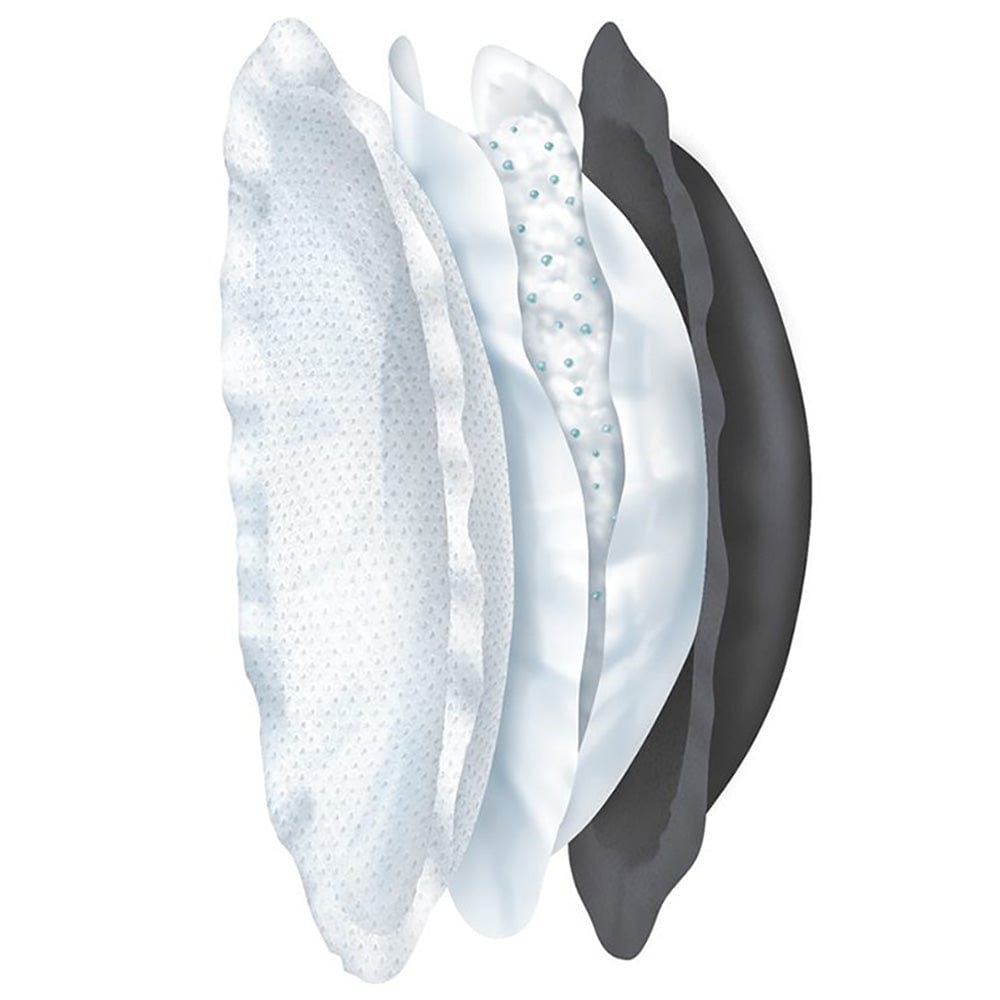 فوط صدر ماصة من تشيكو، 60 قطعة، لون أسود