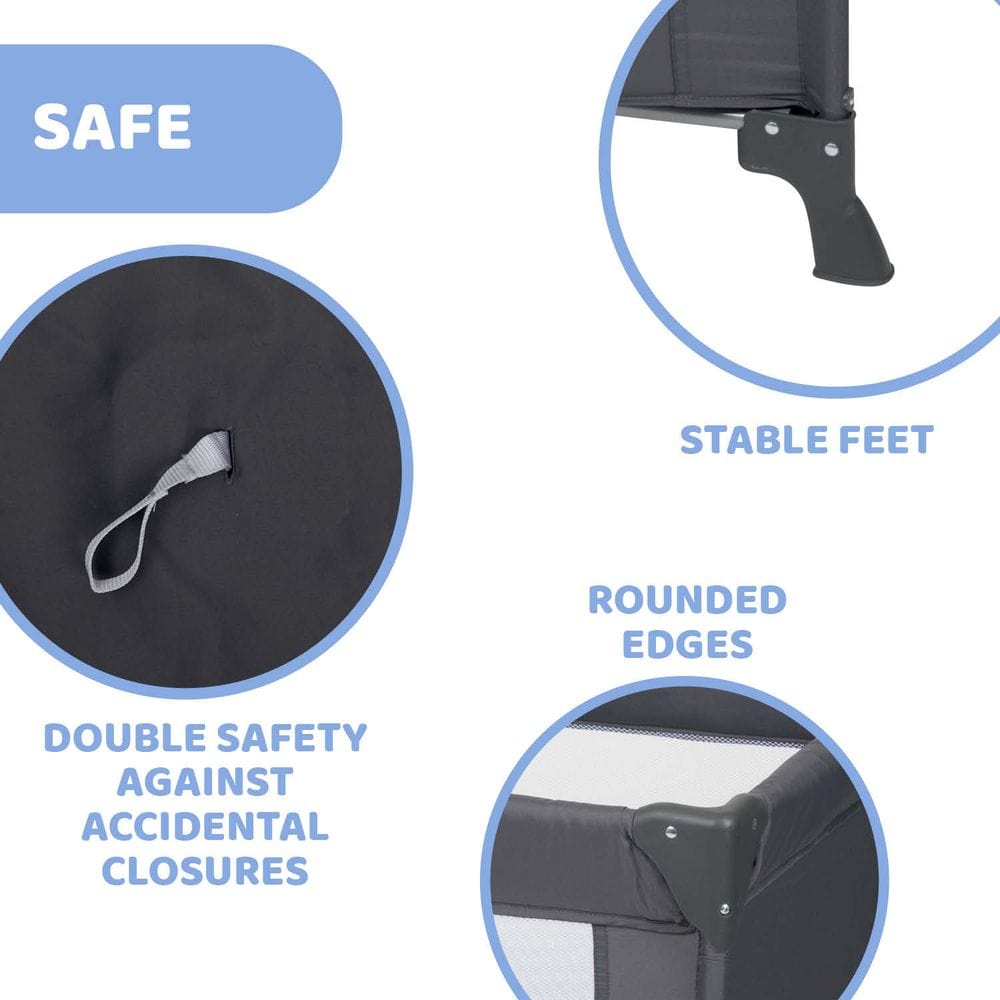 سرير أطفال شيكو جودنايت رمادي غامق - CH87029-40