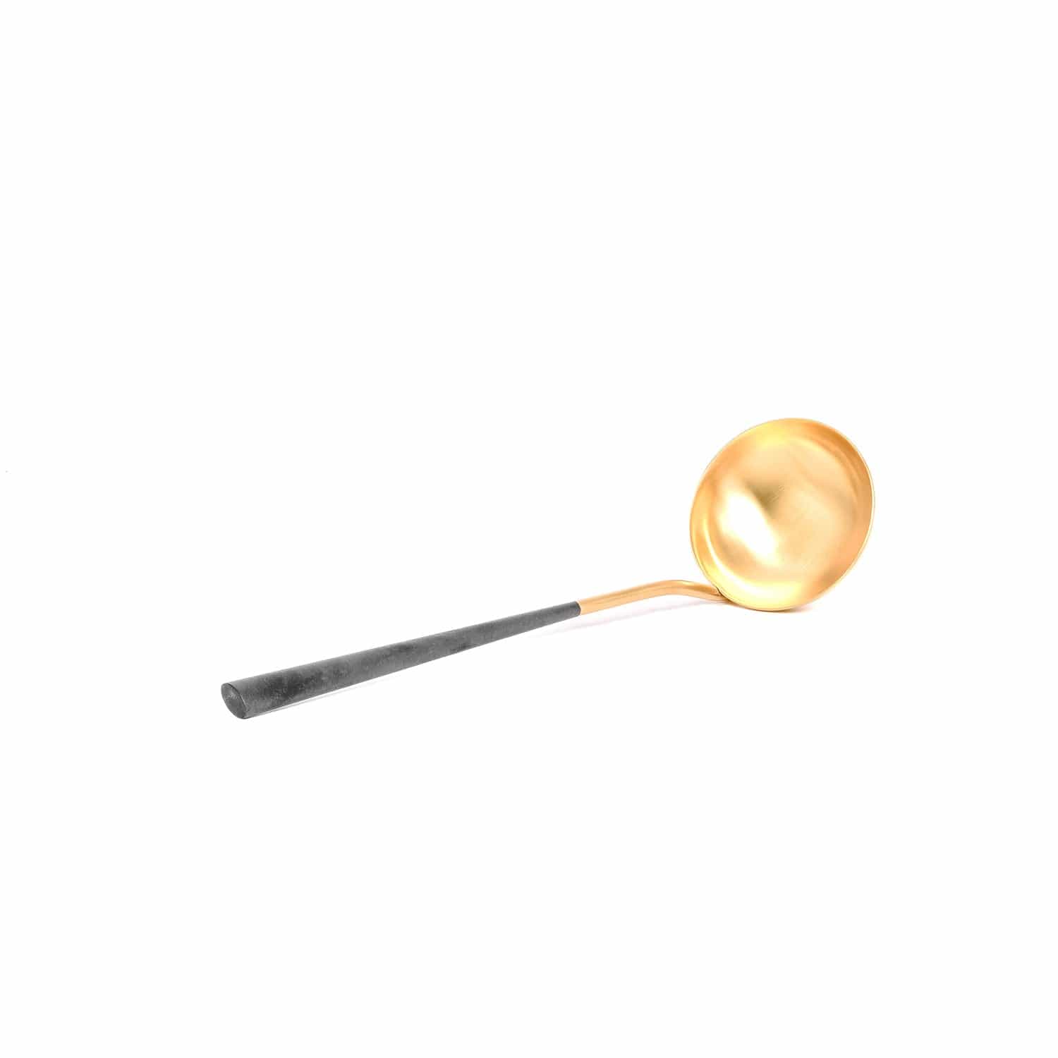 مغرفة حساء بيلو إينوكس نيو سوداء وذهبية - علبة هدايا