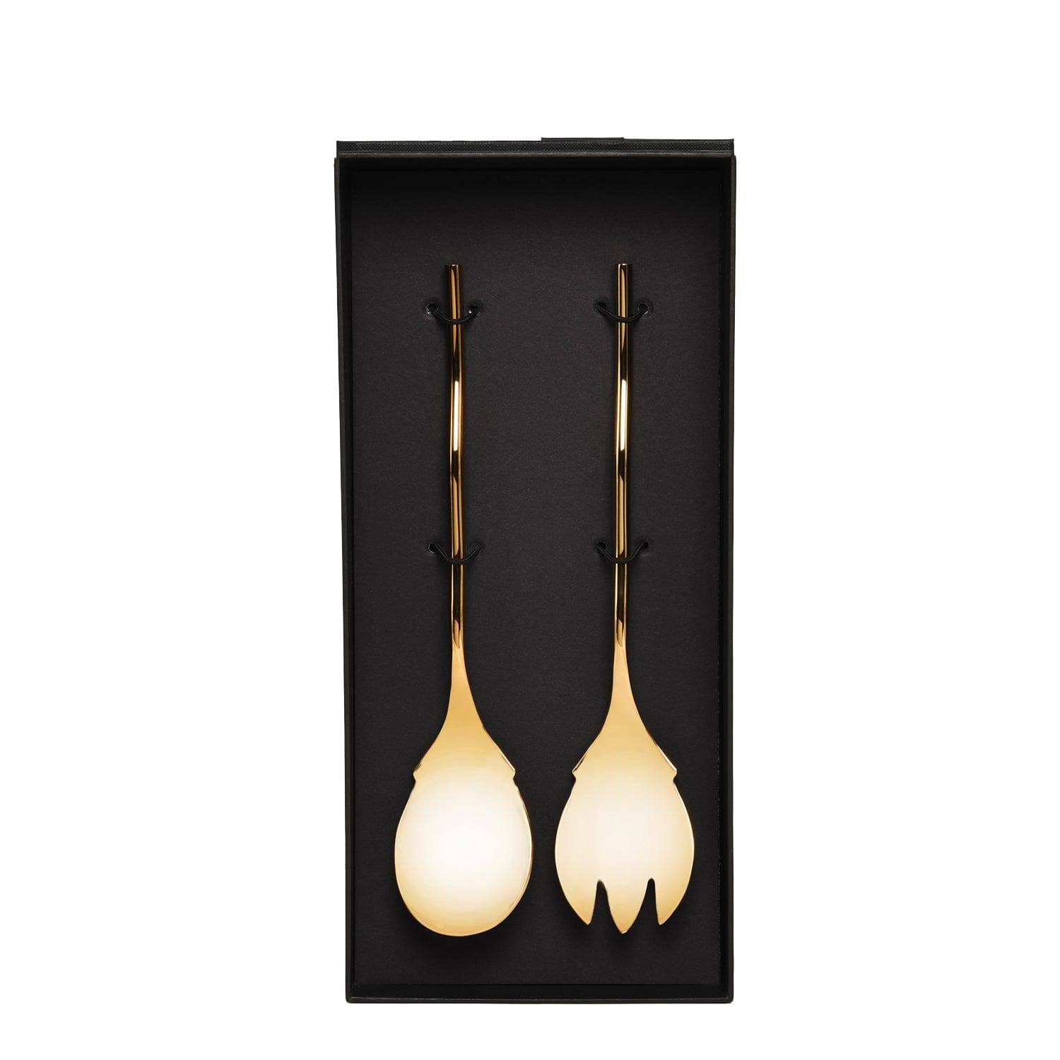 Belo Inox Wave Titanium Gold- Salad Serving 2P - Gift Box