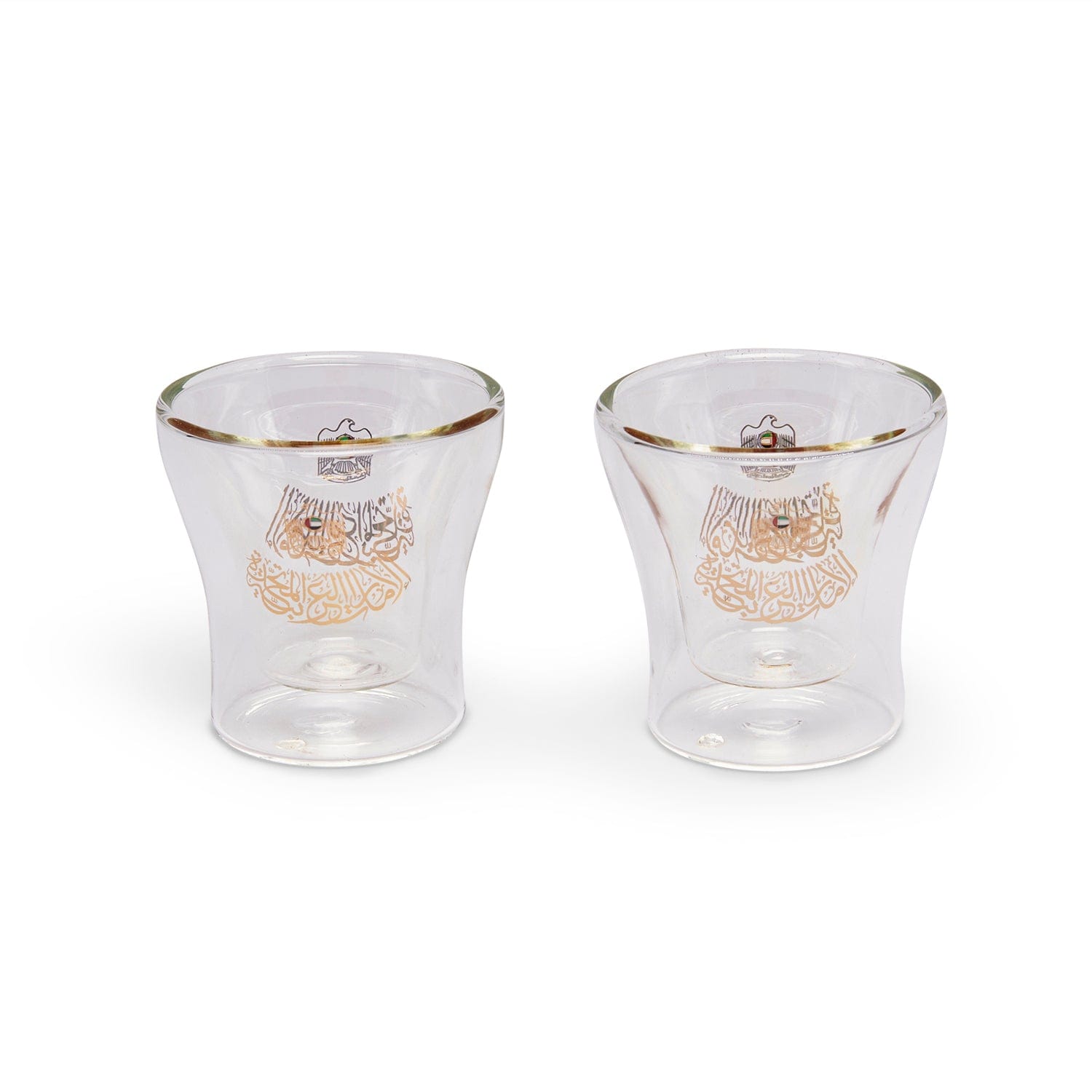 مجموعة أكواب روفاتي سوتيل الإمارات العربية المتحدة ذات الجدار المزدوج، 2 قطعة، 80 مل