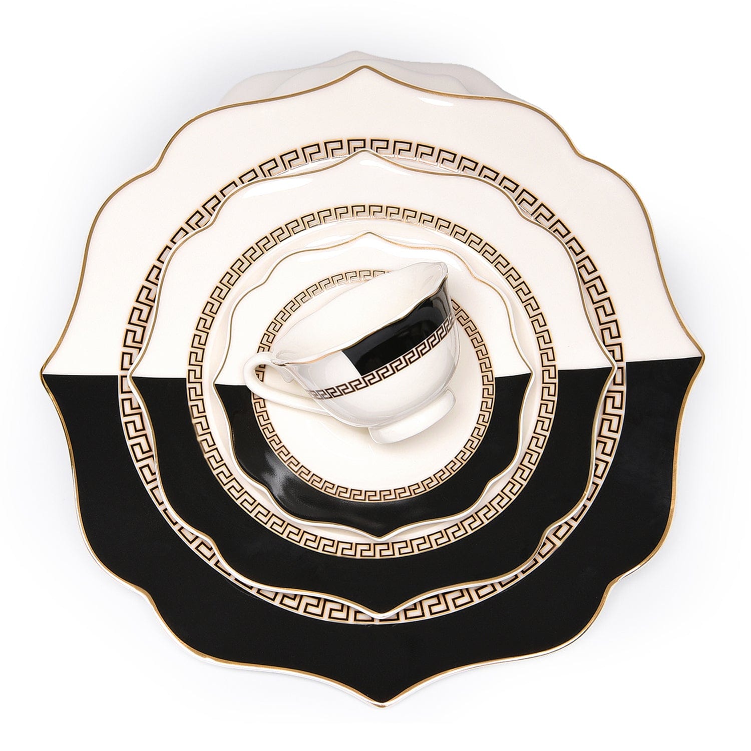 طقم عشاء وورثي واي ترودي 83 قطعة فيكت-شيب بي بي ايه بي