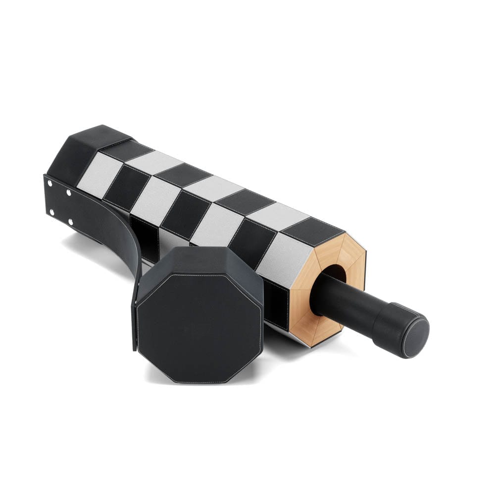 مجموعة شطرنج/داما أومبرا رولز باللون الأسود