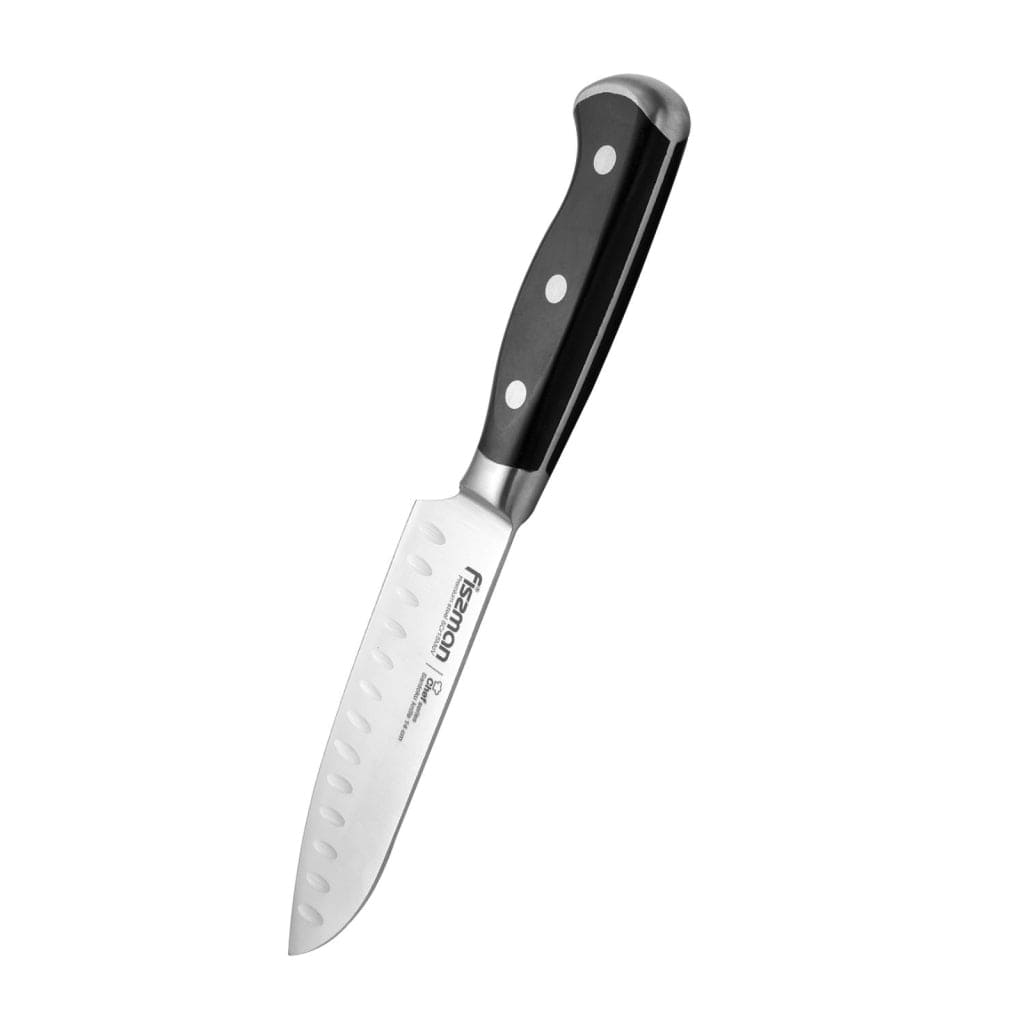 Fissman Santoku Knife Chef Series Black/Silver 5.5inch