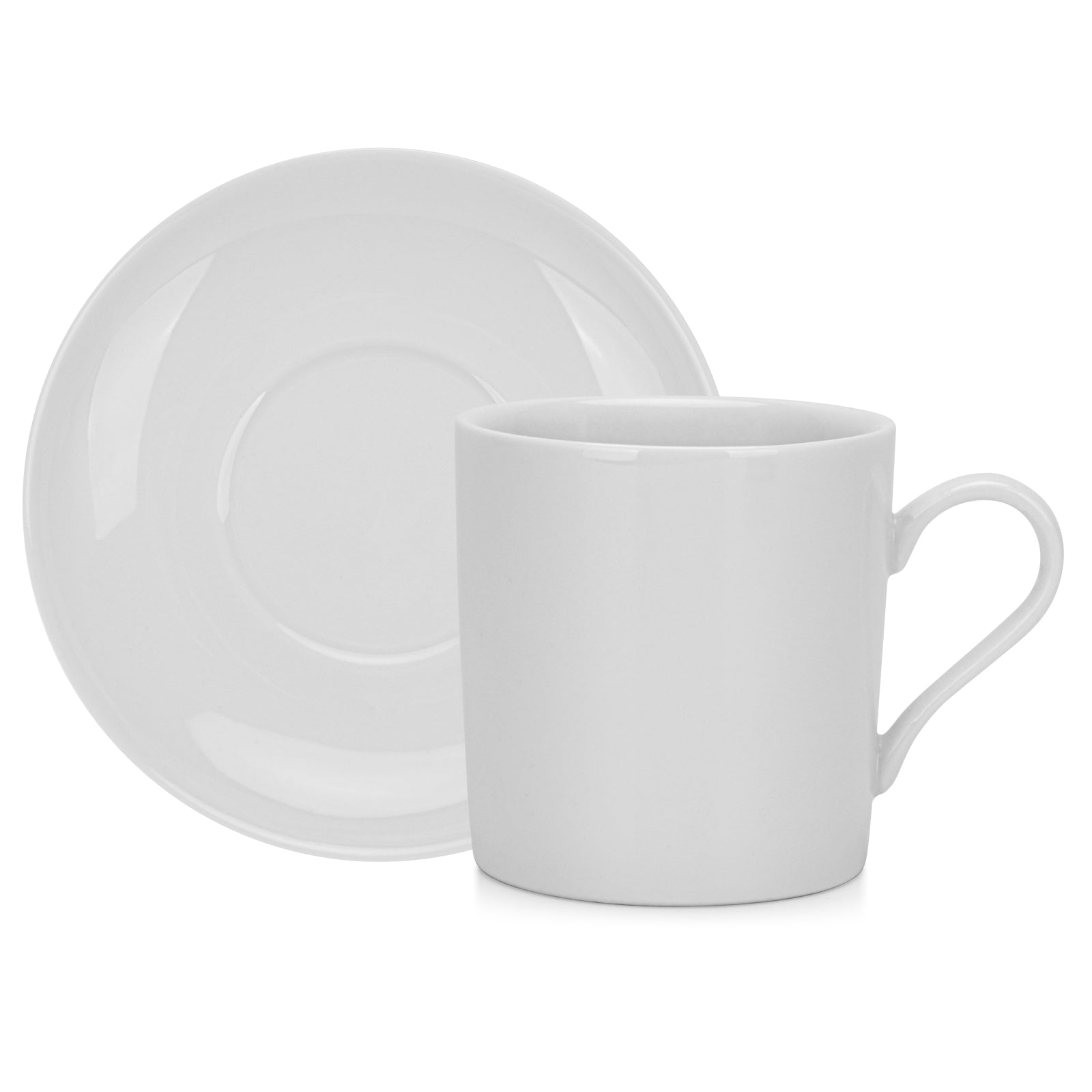 طقم فيسمان لصانعة القهوة من الألومنيوم لفنجانين/120 مل وفنجانين سيراميك مع صحنين