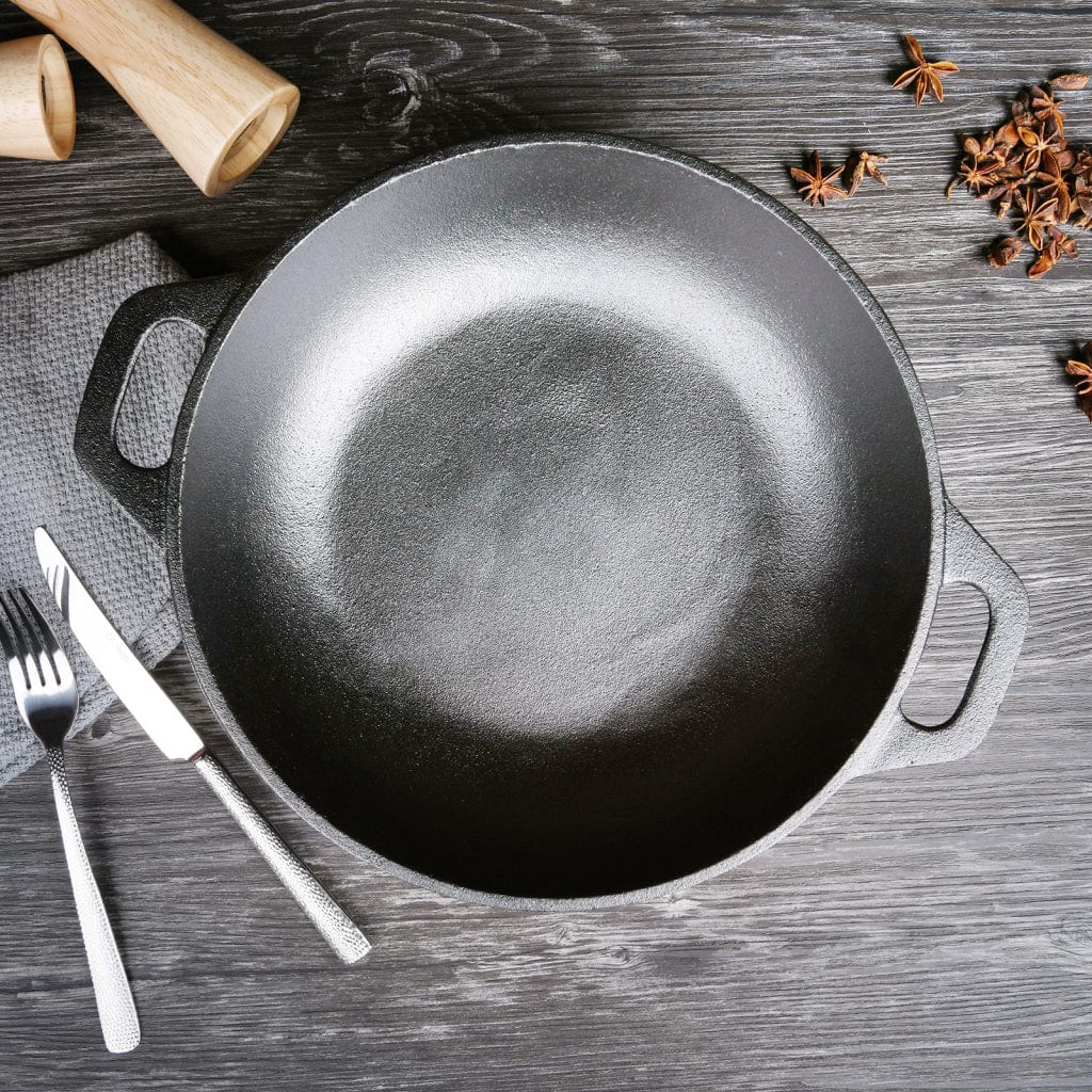 طاجن فيسمان الضحل الأسود 27.3 × 8.8 سم