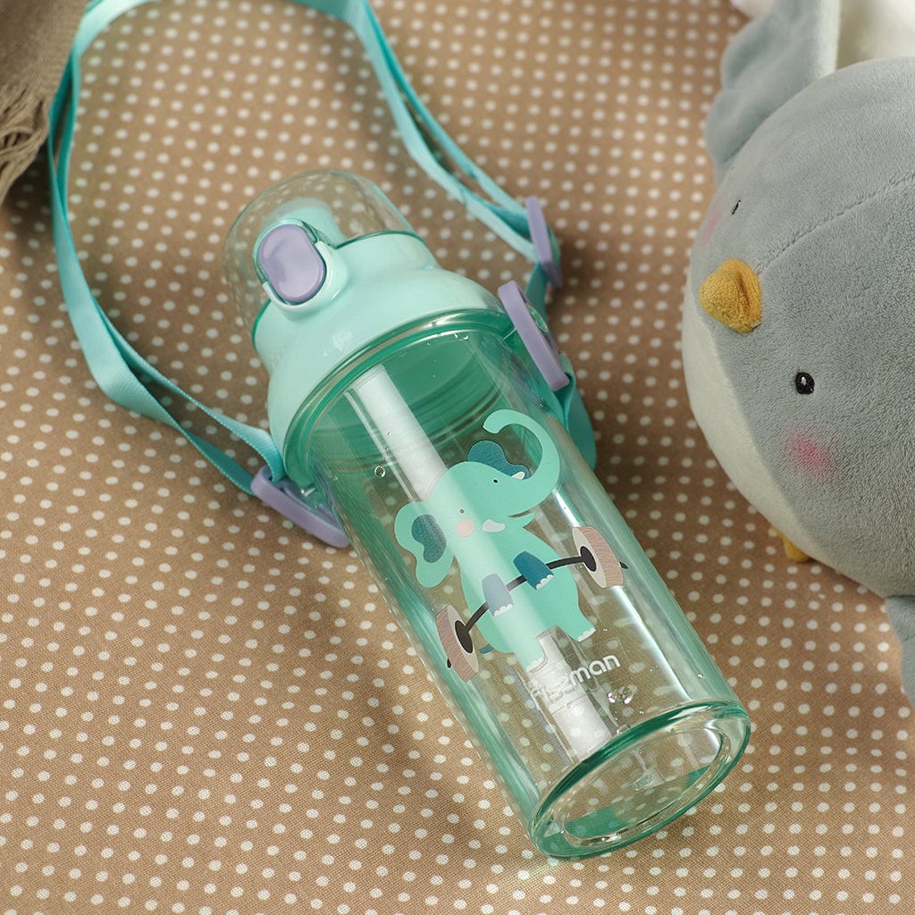 زجاجة مياه بلاستيكية سعة 450 مل