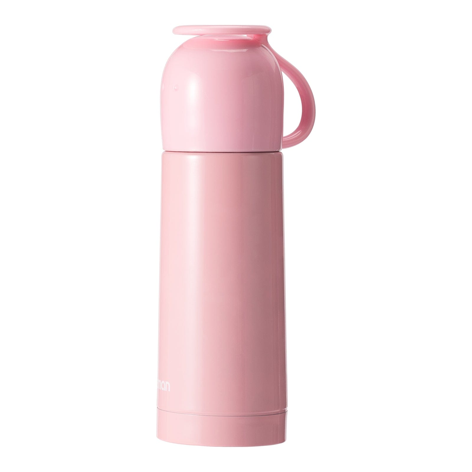 Fissman Portable Stainless Steel Vacuum Flask With Thermal Insulation Pink 350ml