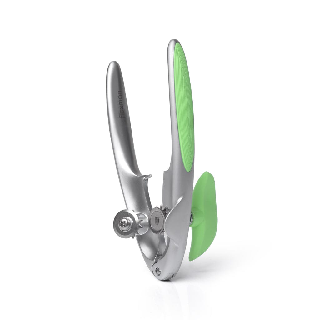 Can Opener with Zinc Alloy and Secure Grip Luminica Series Green