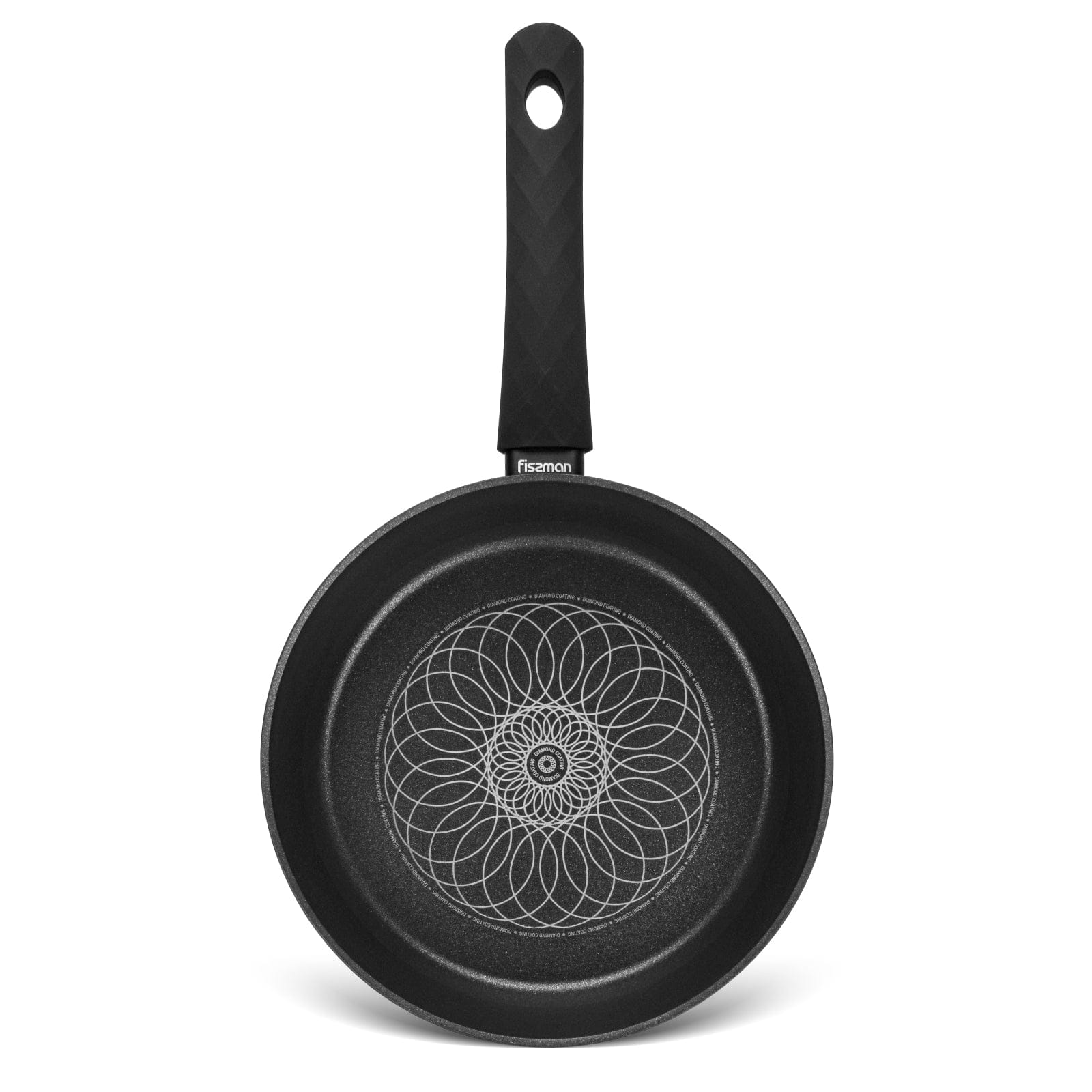 Fissman Deep Frying Pan Monique Series Non-Stick Coated Induction Bottom Black/White 24cm