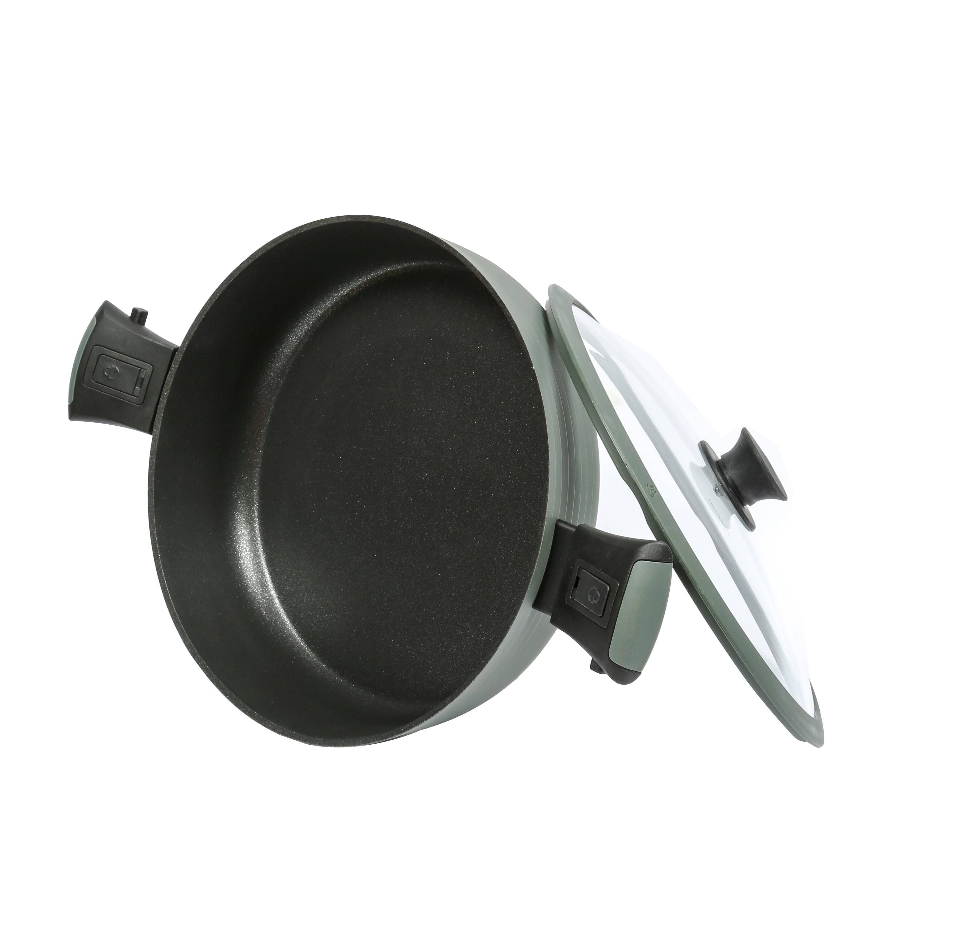 طقم أواني طهي فيسمان 9 قطع - ألومنيوم غير لاصق بمقابض قابلة للفصل - آمن للاستخدام في الفرن، مطلي بطبقة زيلان بلس، طاجن، مقلاة، قدر ضحل