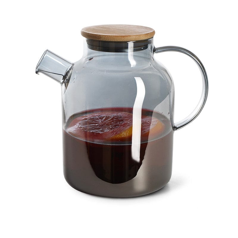 FISSMAN TEA POT 1800 ML WITH STAINLESS STEEL INFUSER HEAT RESISTANT GLASS