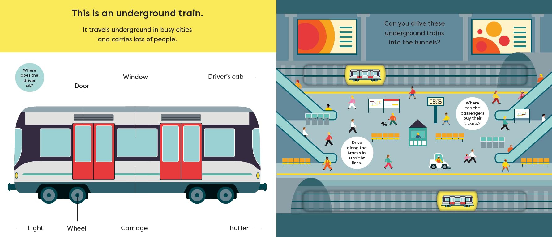 اصنع مسارات: القطارات