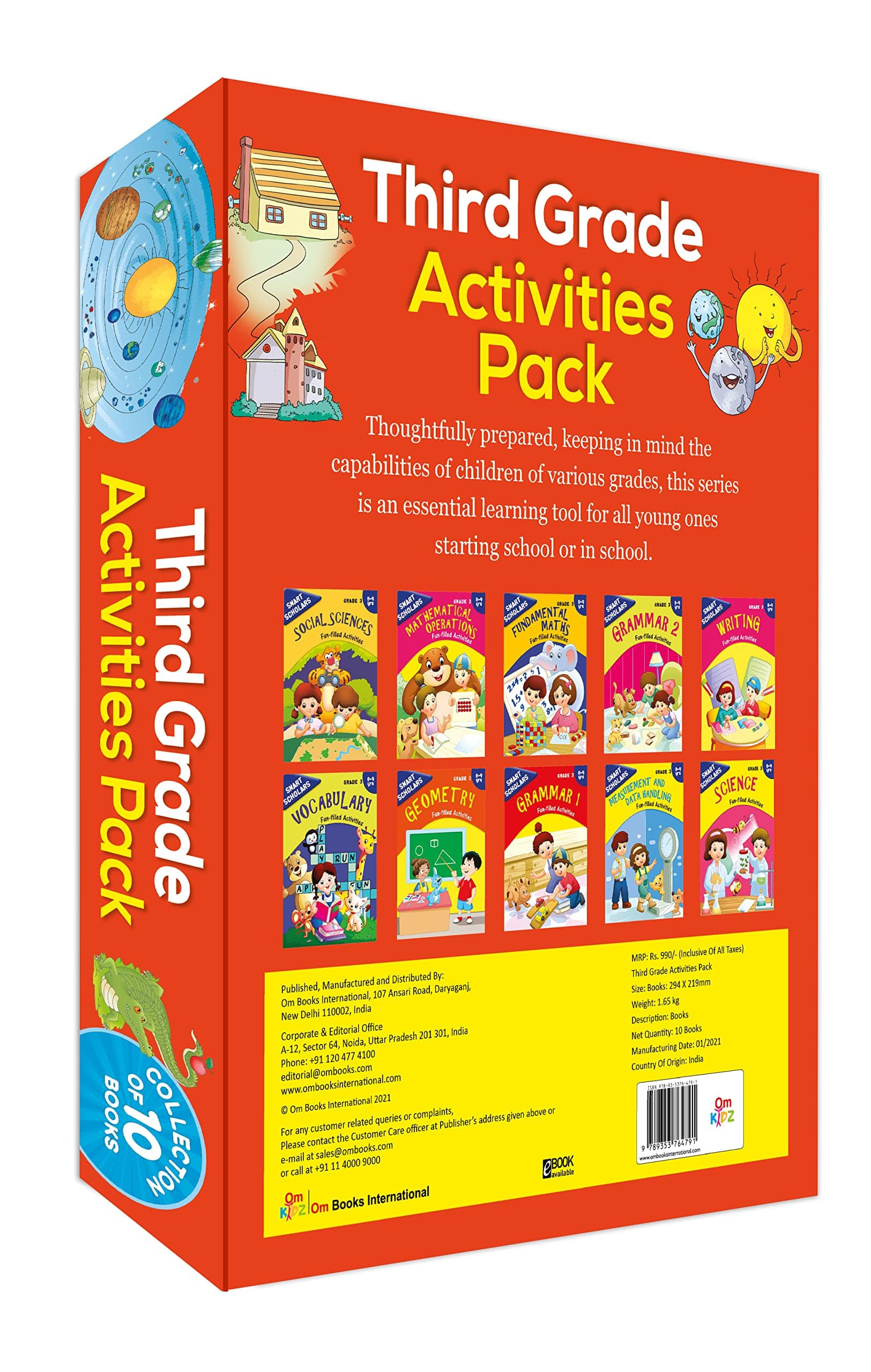 مجموعة أنشطة الصف الثالث: مجموعة من 10 كتب: Smart Scholars