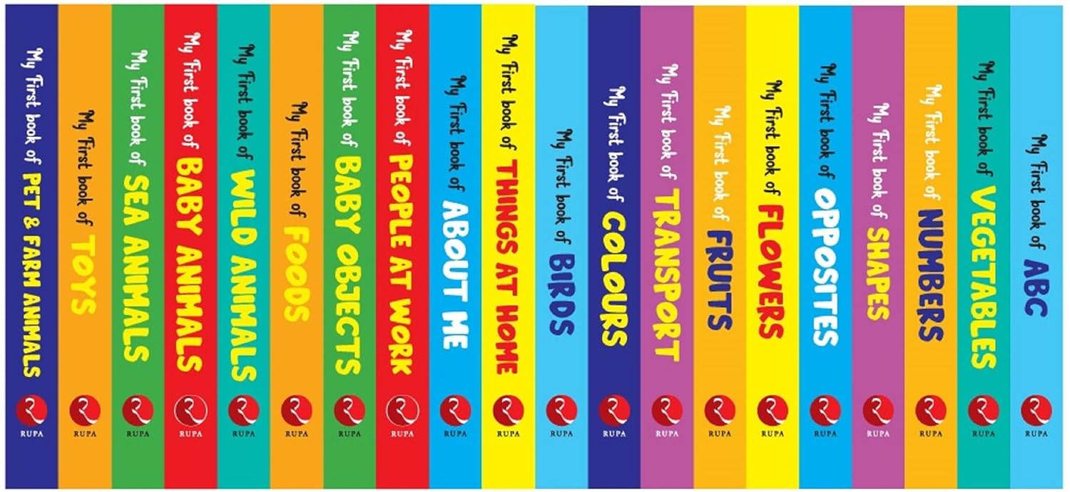 مكتبتي الأولى - مجموعة من 20 كتابًا (مجموعة صناديق)