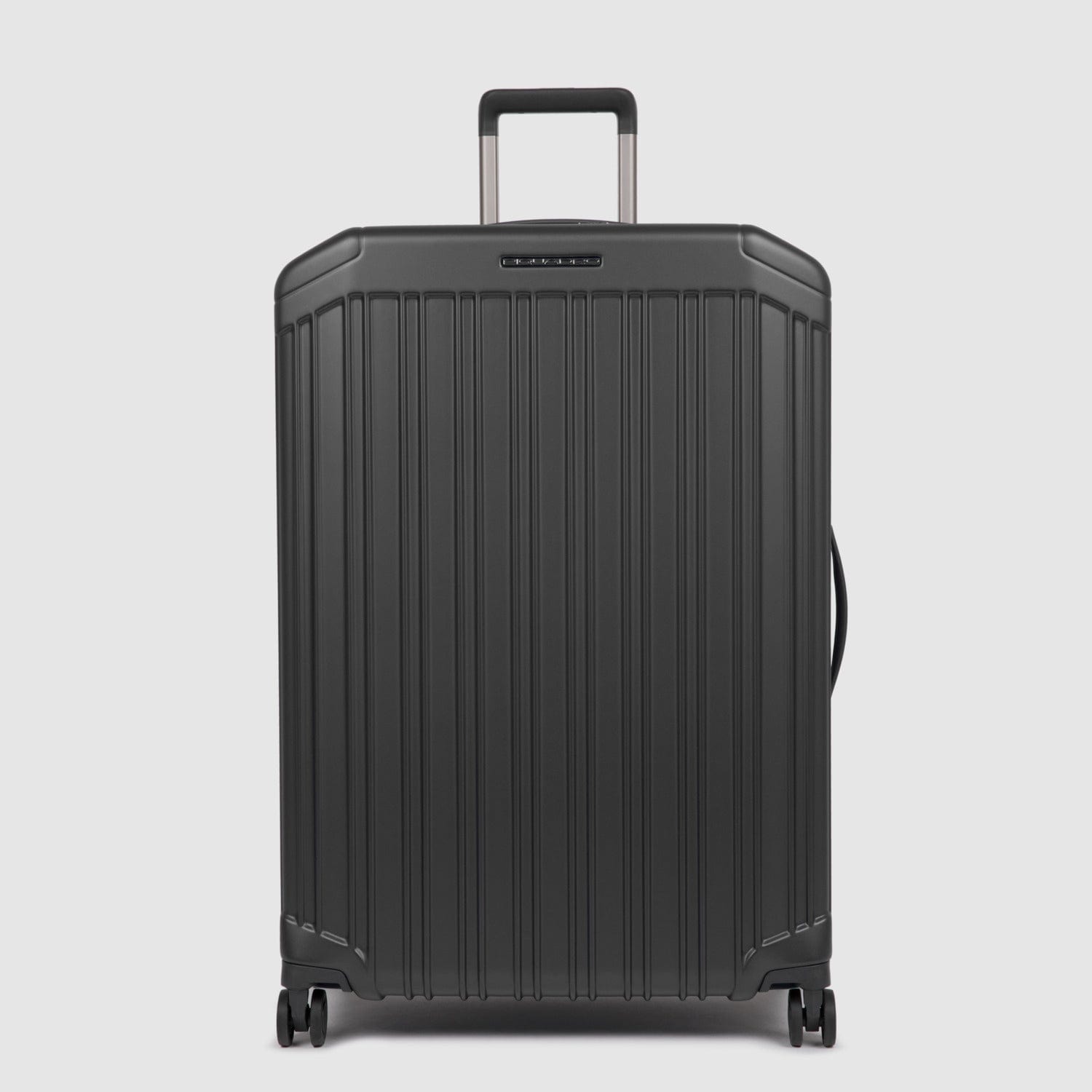 Piquadro PQ-LIGHT 75cm Hardcase 4 Double Wheel Large Check-In Trolley Matt Black - BV4428PQL/NO