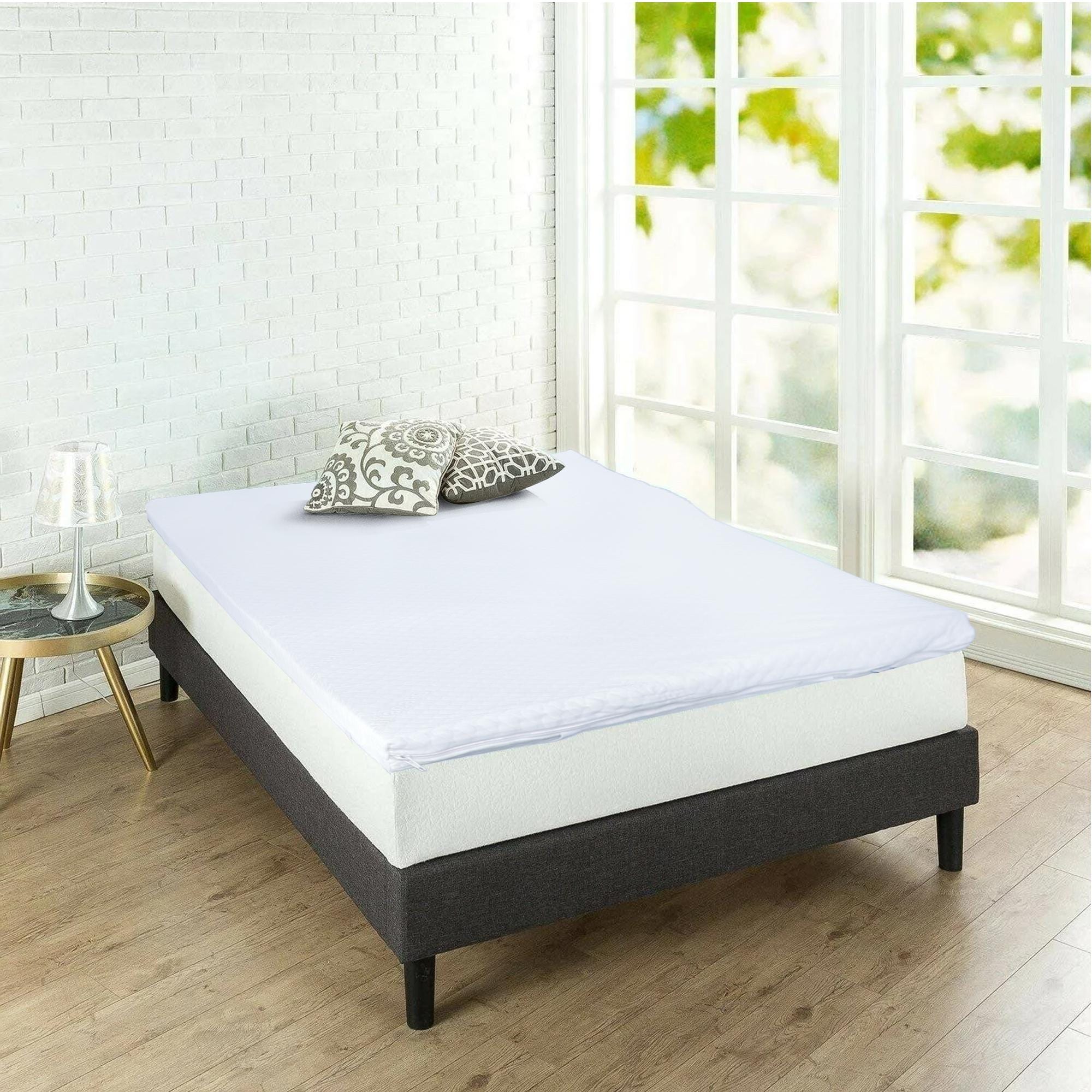 Cotton Home Memory Foam Mattres Topper White