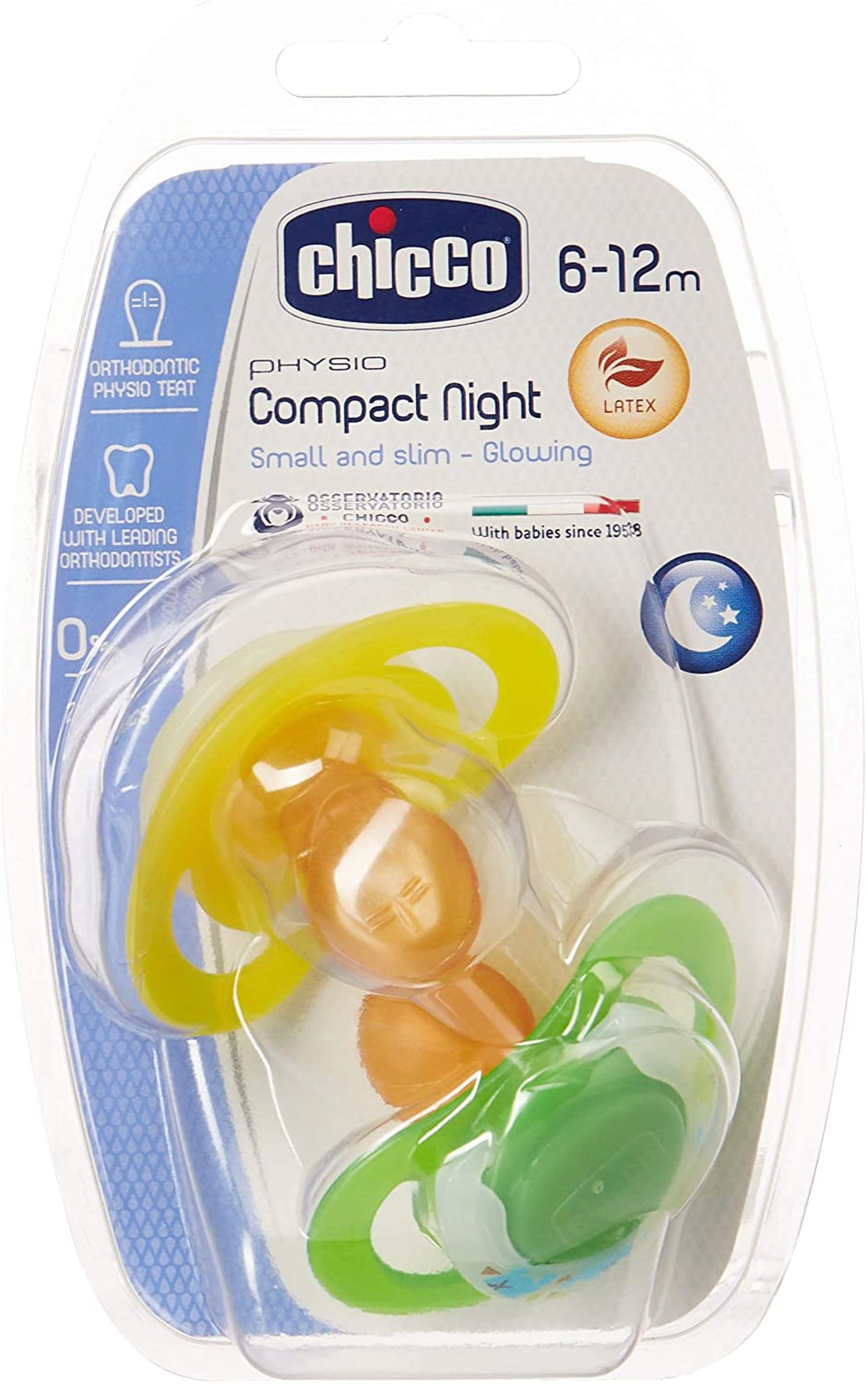 CHICCO PHYSIORING LUMI 6-12M 2PCS