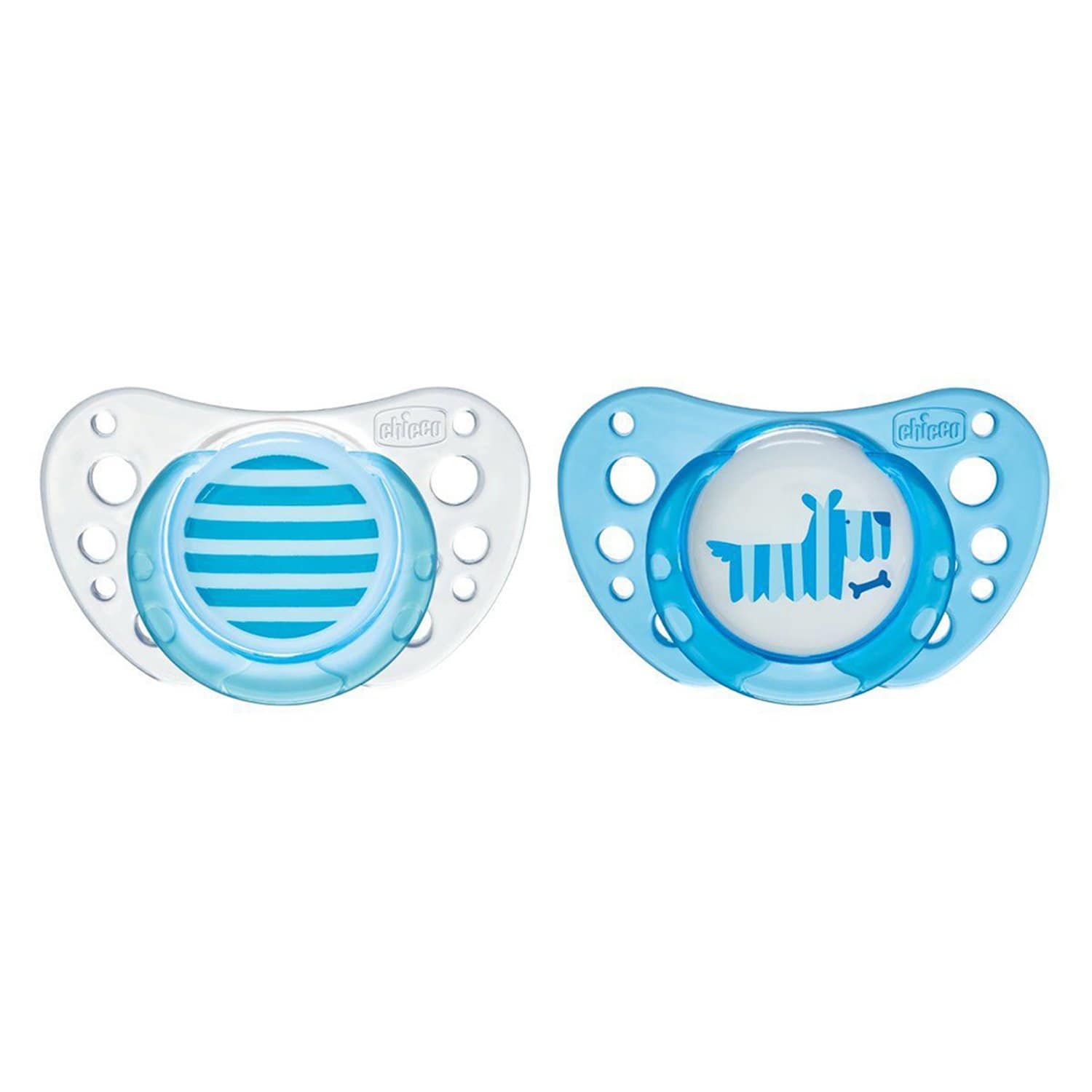 CHICCO SOOTHER PHYSIO AIR LATEX 0-6M BLUE 2 PIECES