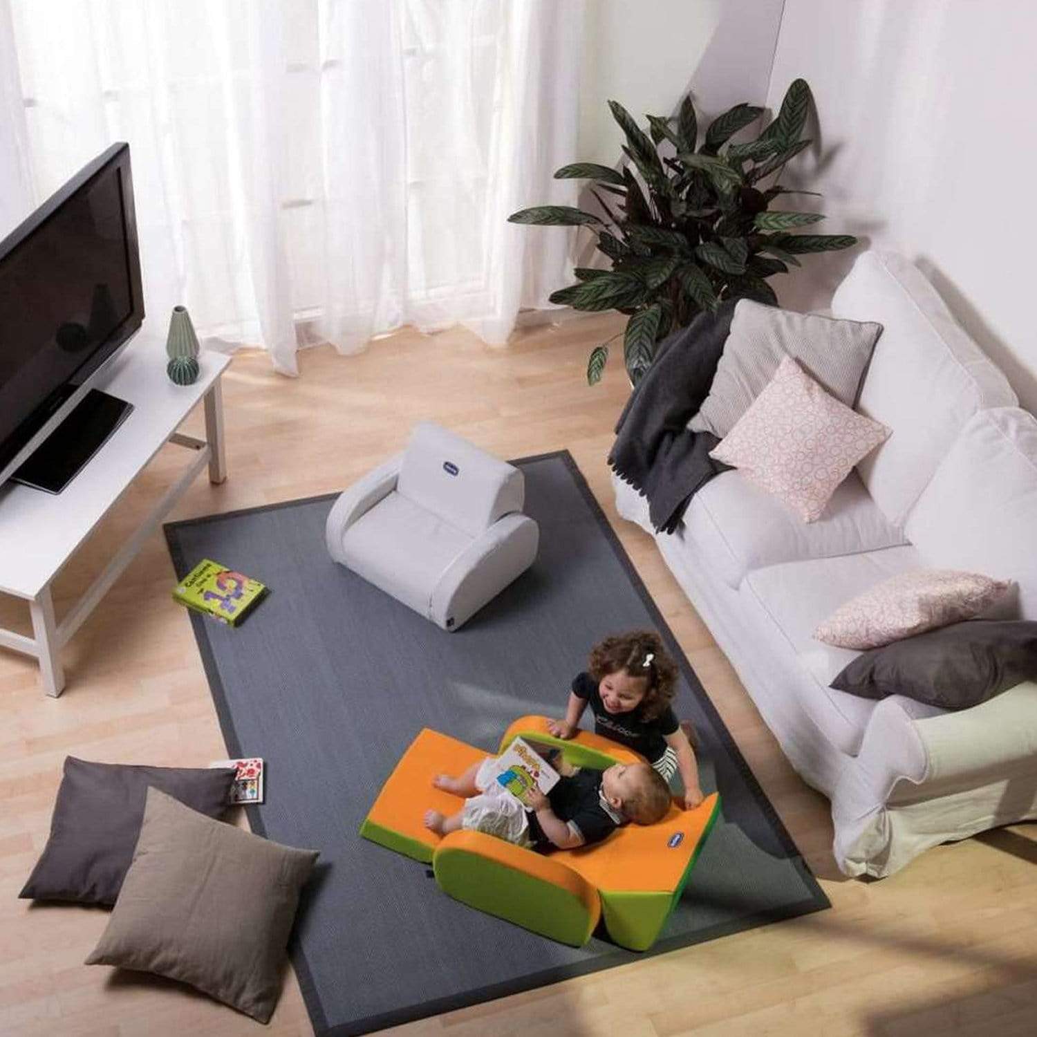 كرسي بذراعين ملتوٍ (3 تكوينات) أرجواني