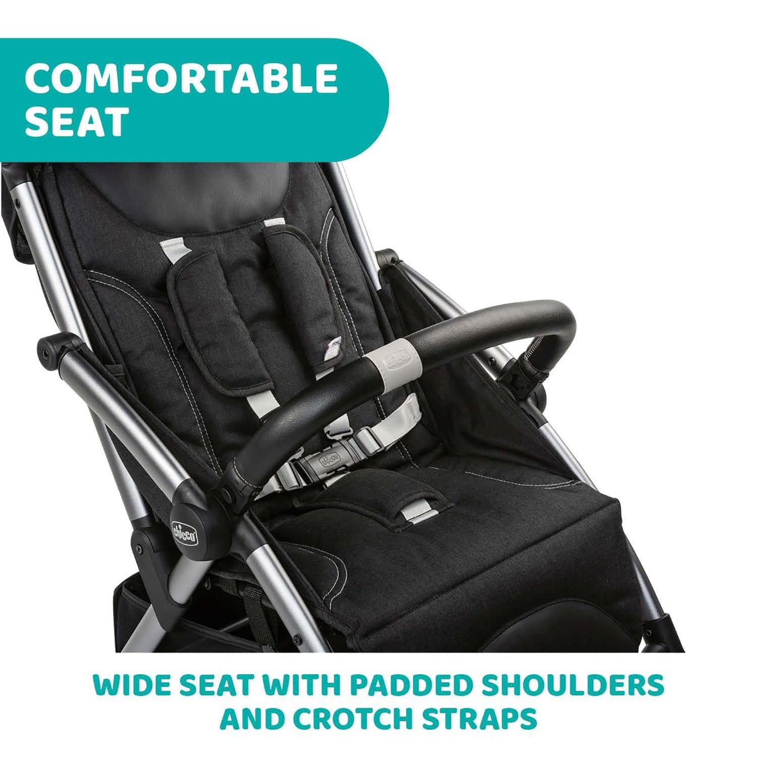 عربة أطفال تشيكو جودي بلس - لون رمادي بارد