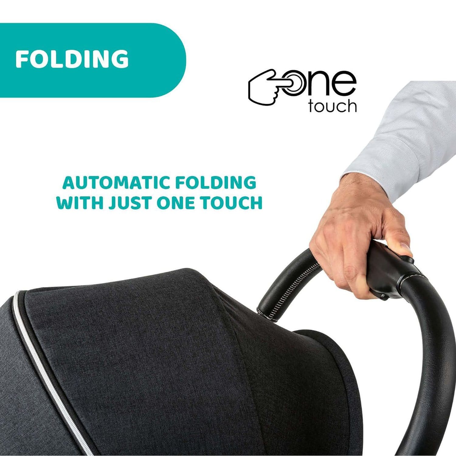 عربة أطفال تشيكو جودي بلس - لون رمادي بارد